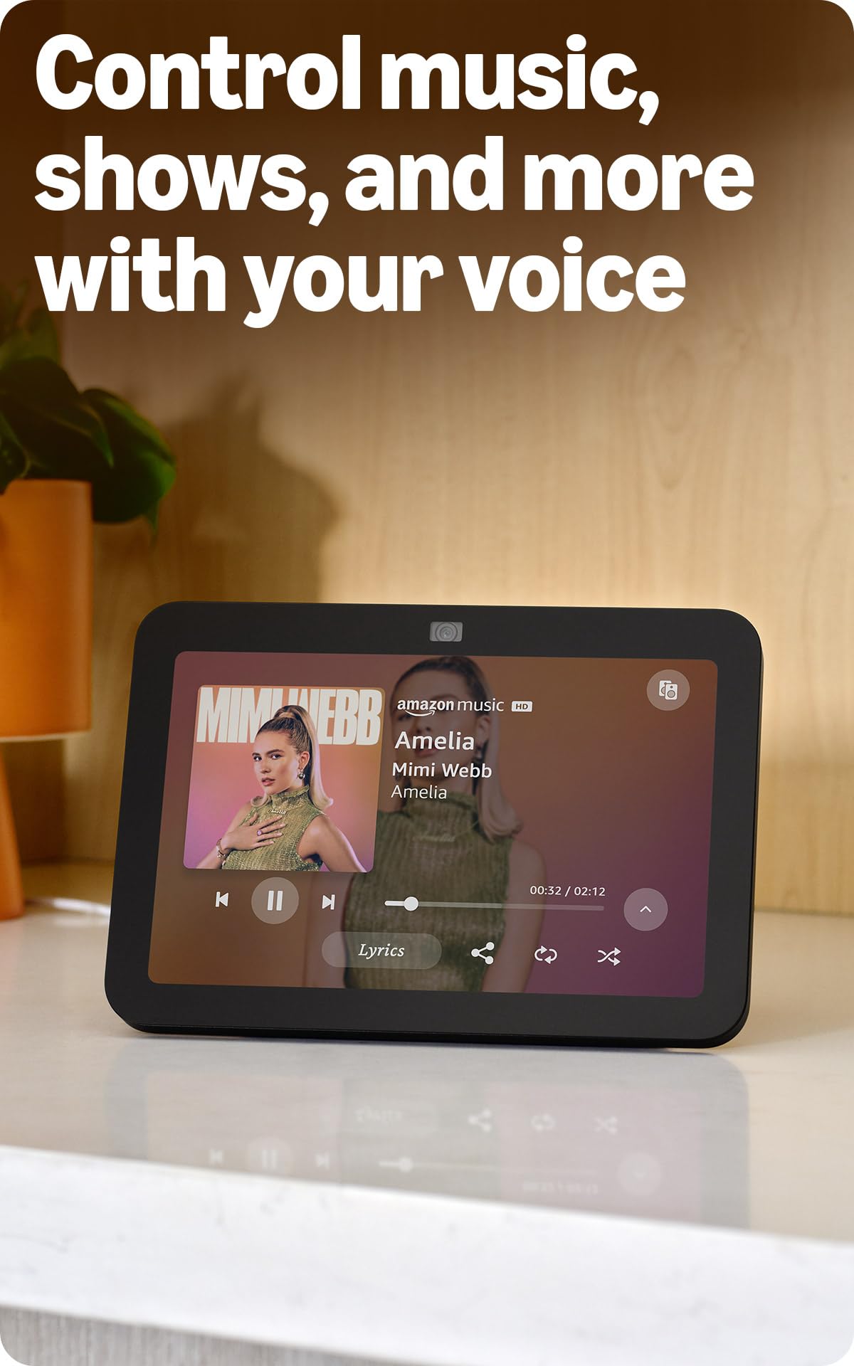 Like-New Amazon Echo Show 8, With Spatial Audio, Smart Home Hub, ideal for open living spaces, includes Alexa, Charcoal 4