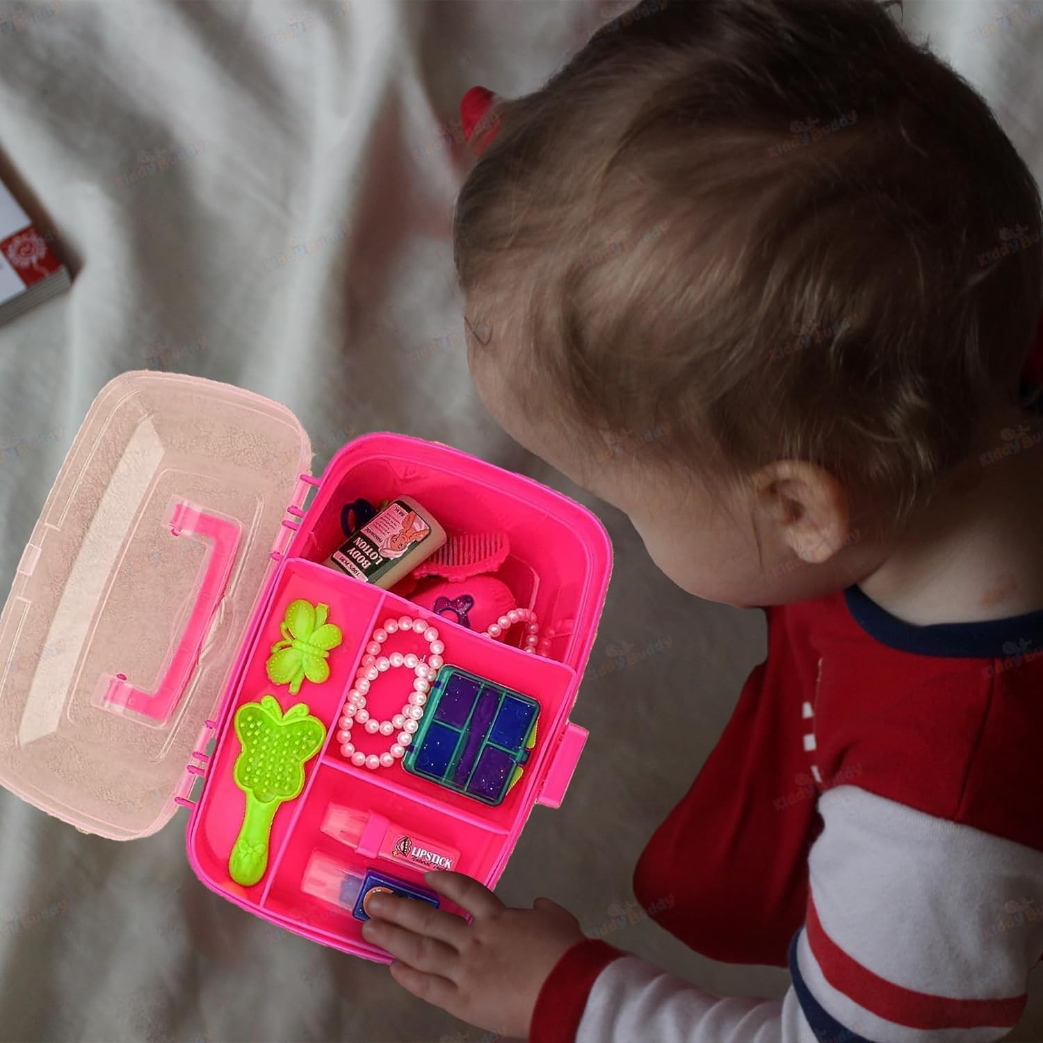 YUIOP - Premium Fashion Beauty Makeup Toy Set - Many Tools in 1 - Age 3+ Years - Perfect for Kids (Premium Box (20 Units)) 5