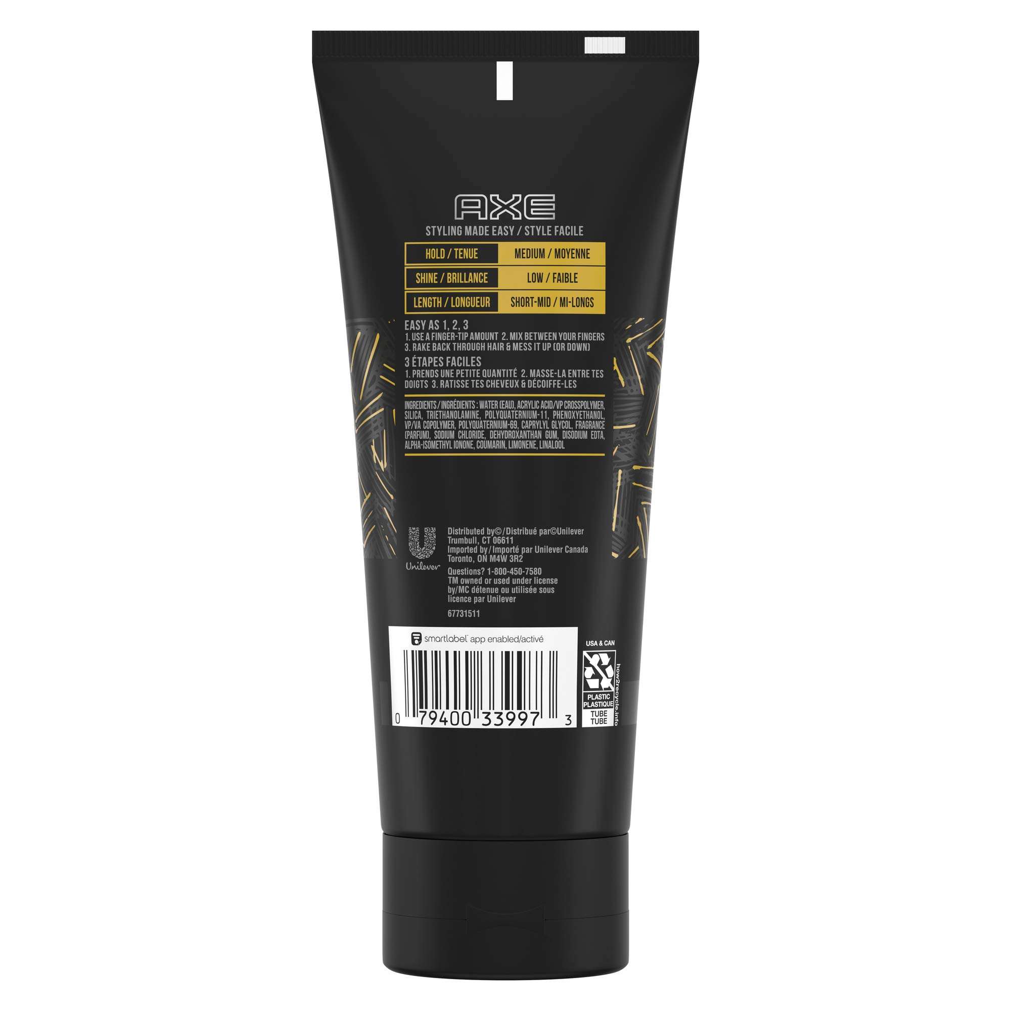 AXE Messy Look Hair Gel, Matte 6 oz 3