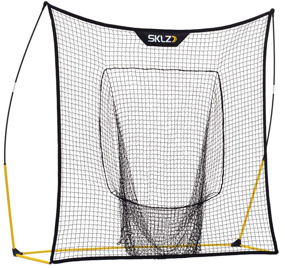 SKLZ Quickster Portable Baseball Hitting Net for Baseball and Softball, 8 x 8 feet with Vault 3
