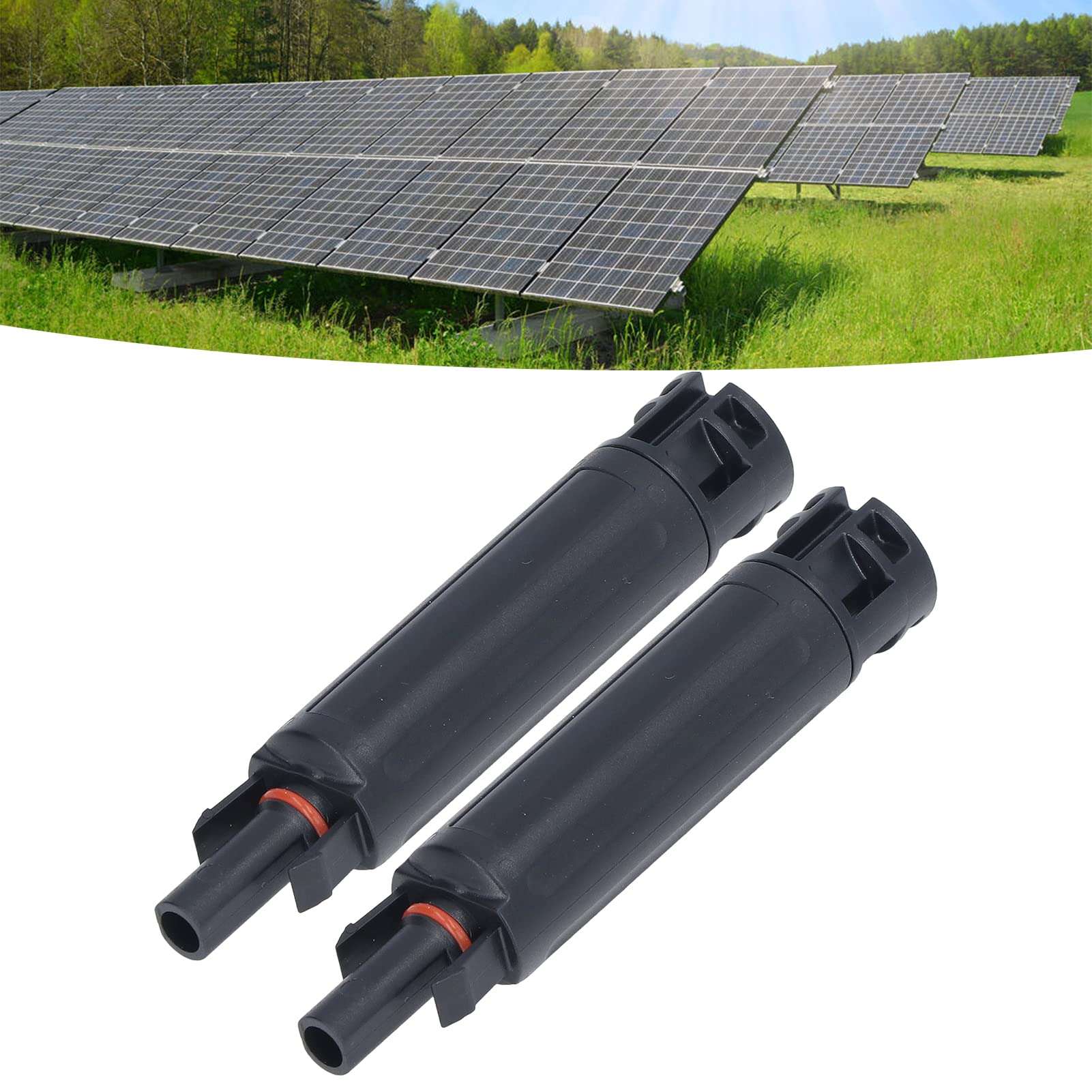 Fafeicy Solar PV Connector, 2pcs Solar PV Connector 1000V Solar Photovoltaic Holder IP68 Waterproof, Solar & Wind Power Parts & Accessories (20A) 5