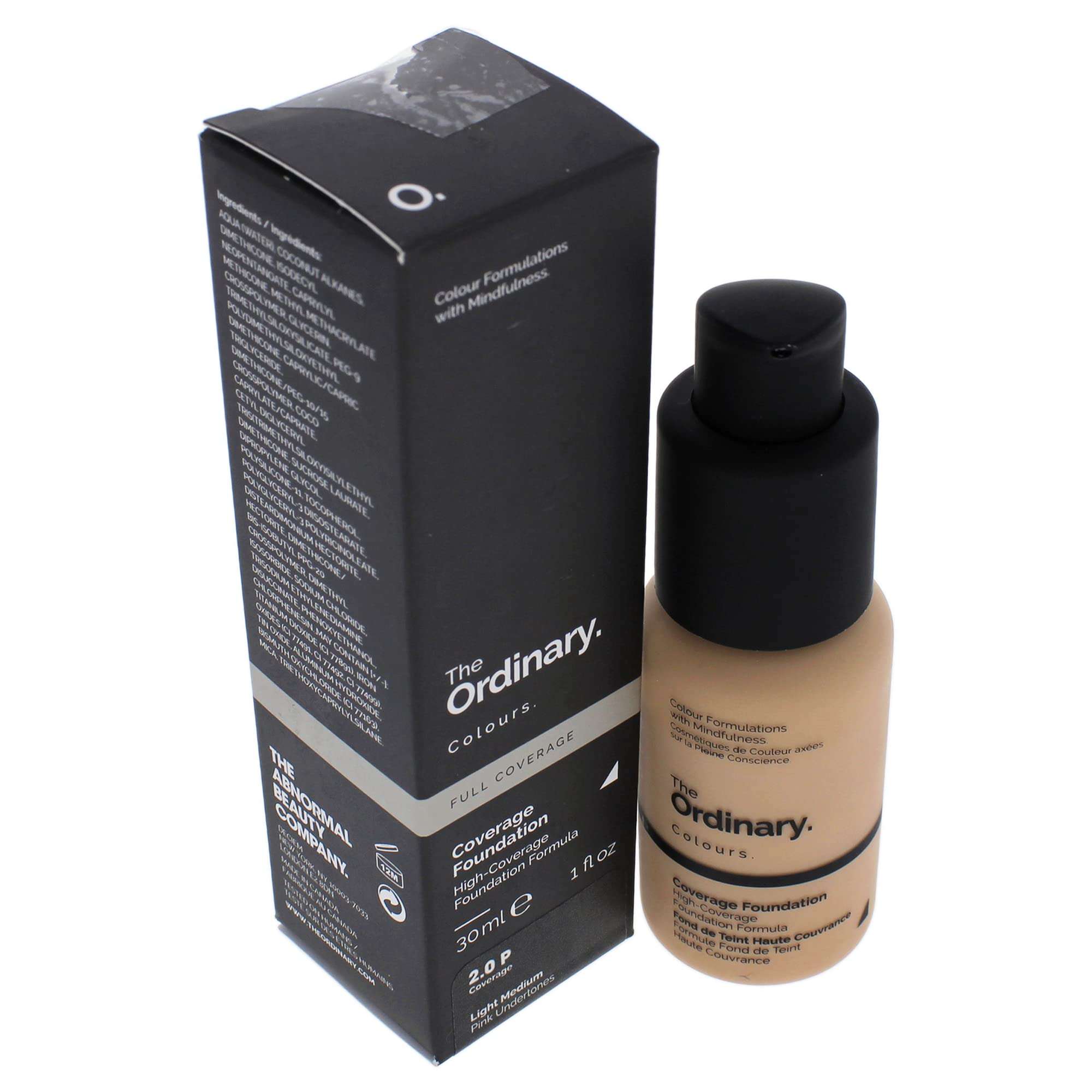 THE ORDINARY Ordinary Full Coverage Foundation - 2.0P Light Medium Women Foundation 1 Fl Oz (Pack of 1) 4