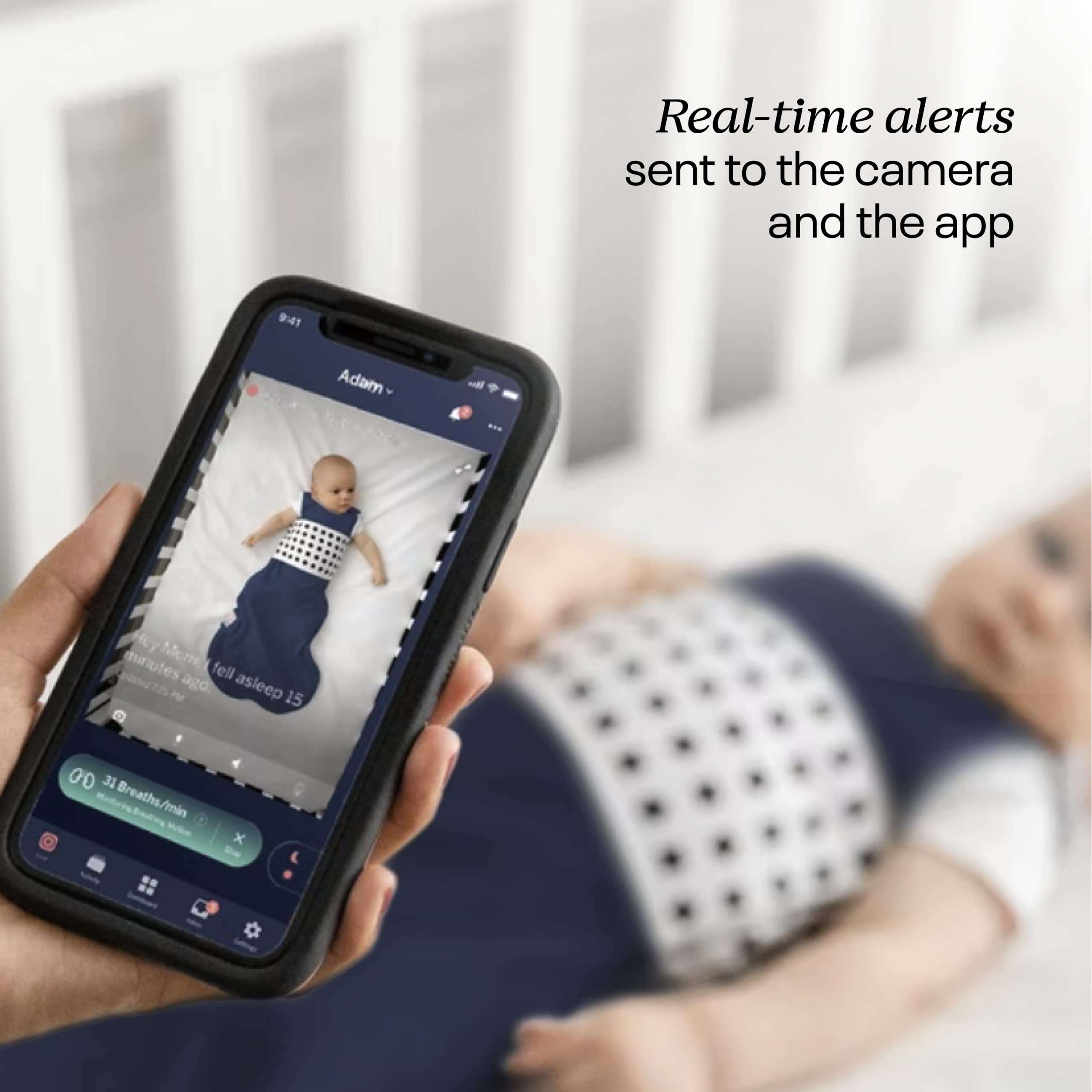 Nanit Breathing Wear Sleeping Bag - Large, Powder Blue 4