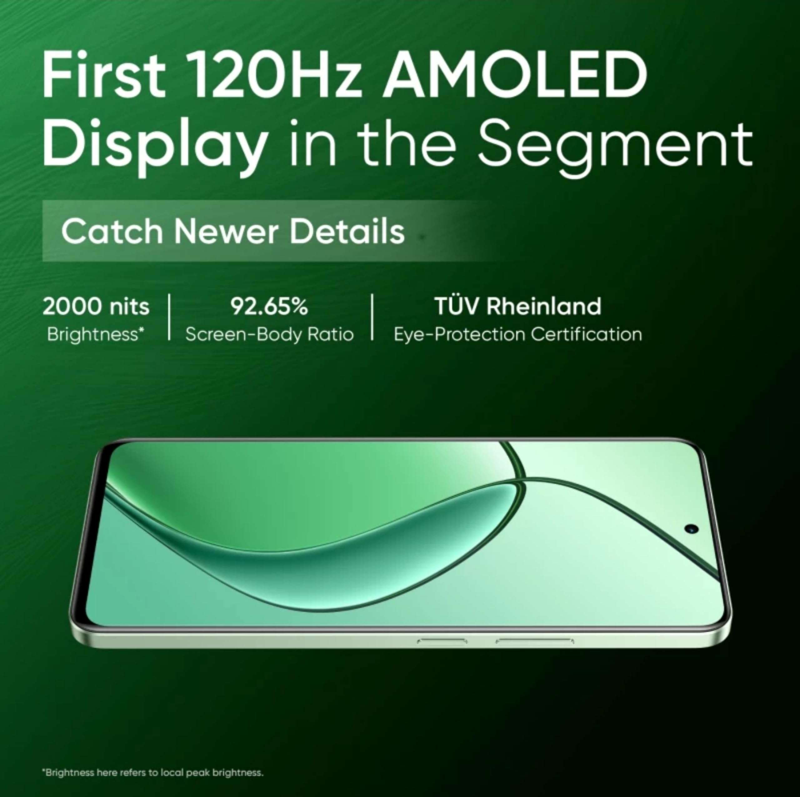 realme P1 5G (Peacock Green, 8GB RAM, 256GB Storage) | Up to 6GB + 6GB Dynamic RAM | Dimensity 7050 5G Chipset | AMOLED Display | 7-layer VC Cooling System | 50MP Color AI Camera |45W SUPERVOOC Charge 4