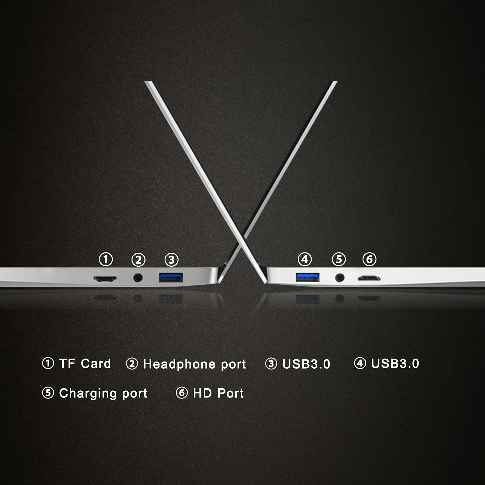 iTSOHOO Windows 10 Slim Laptop,15.6 inch IPS Screen,lntel Celeron Quad Core J4125 Notebook Computers,8GB RAM DDR4,256GB SSD,Full Size Backlit Keyboard,Bluetooth,Camera,Dual Band WiFi (Pink) 4