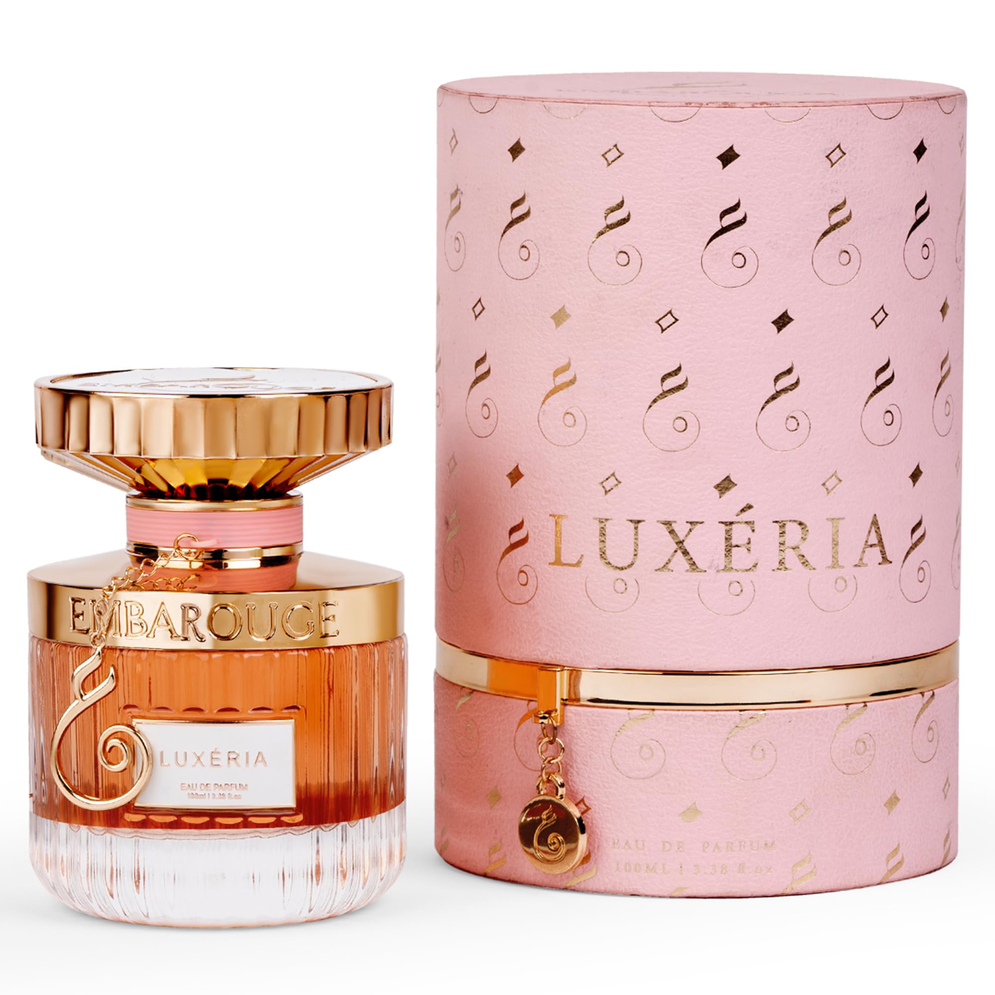 EMBAROUGE Luxeria Long Lasting EDP Perfume for Woman | 100ml | Floral & Fruity Scent | Rose, Litchi, Vanilla | Middle Eastern Luxury Fragrance 1