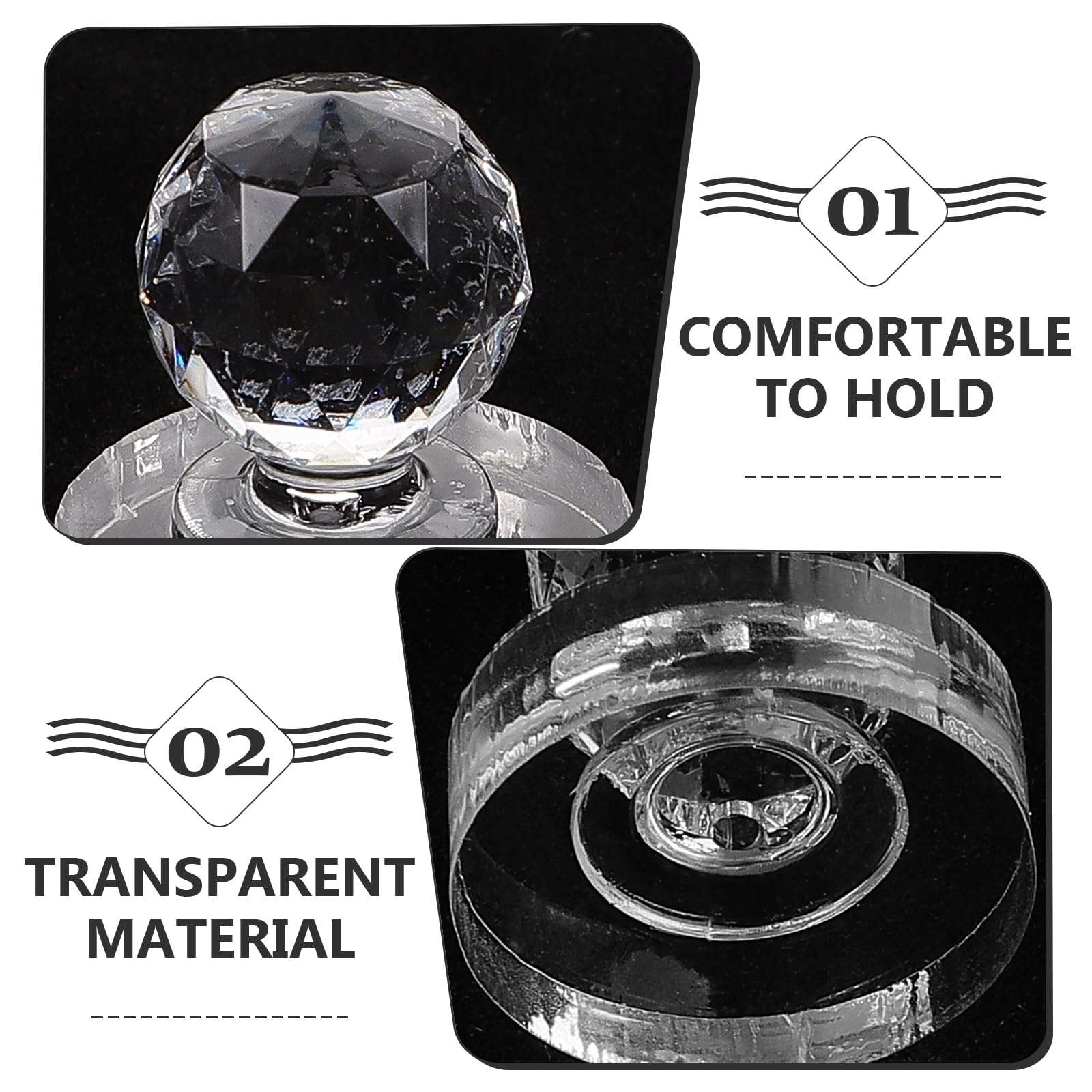 minkissy 2pcs Eyeshadow Pressing Tool Eyeshadow Stamper Blusher Pressing Stamp Eye Shadow Stamper Pressed Stamper Eye Shadow Palette Repairing Tool Highlighter Repair Tool 5