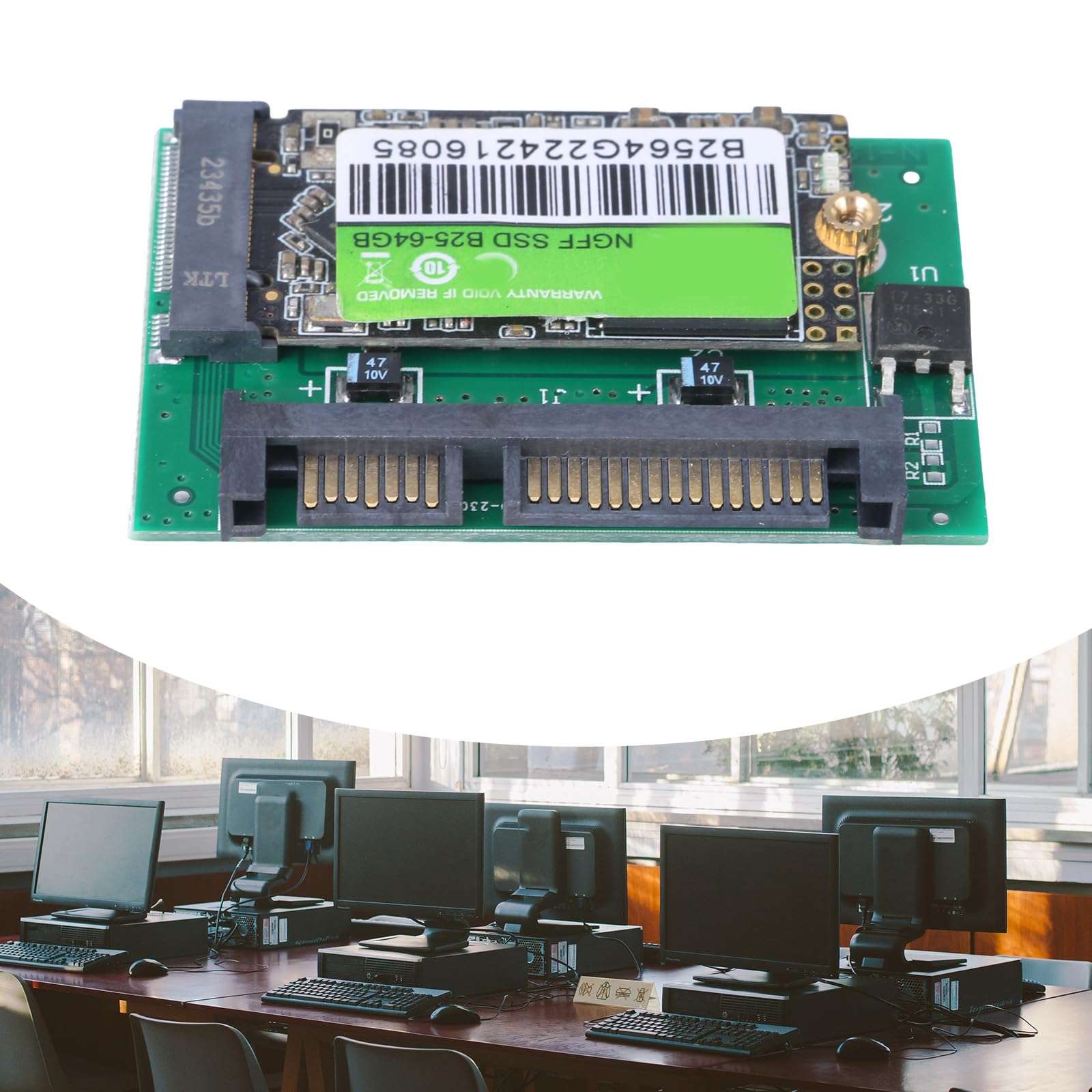 Ozeau 64GB Half-Slimmed Driver for Computer Internal Hard Driver Laptop Hard Driver Replacement Internal Driver 3