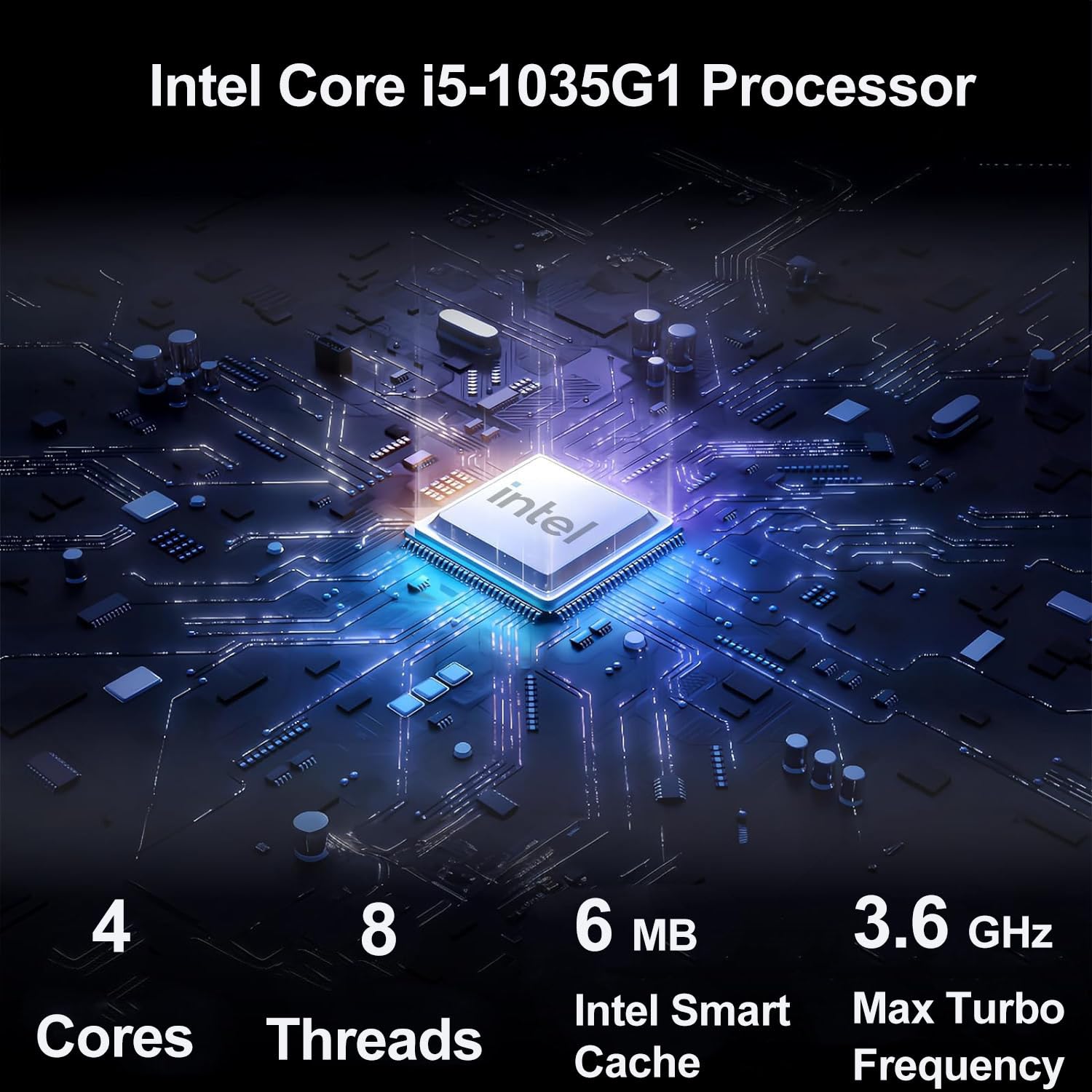 Dell Inspiron 3000 Series Touchscreen Laptop, for Business & Student, Intel Core i5-1035G1 Processor, 15.6'' FHD Display, Webcam, WiFi, HDMI, SD Card Reader, Win 11 Home (32GB RAM | 2TB SSD) 2