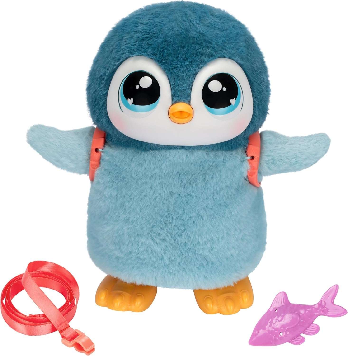 Little Live Pets Walking Penguin My Pet Waddles, Interactive Plush Penguin with 25+ Sounds and Detachable Leash, Toy Penguins for Kids of Ages 5+ 1