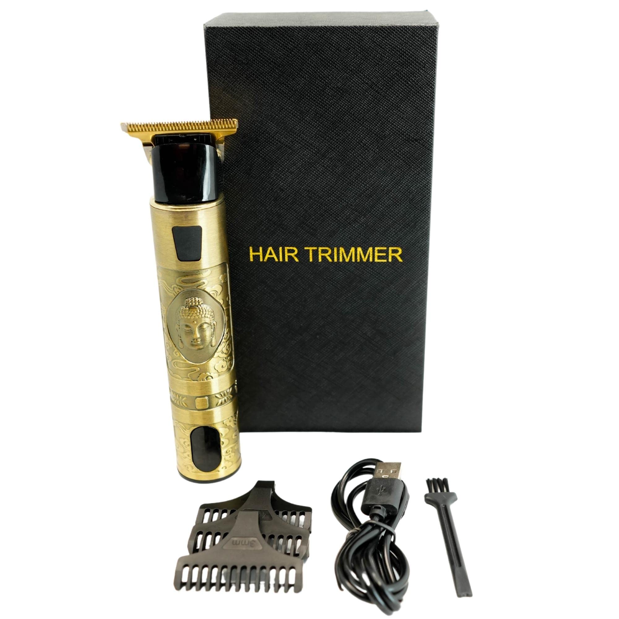 Pro Touch Hair Clippers for Men – Advanced Trimmer for Men Hair, Beard, and Body – Precise Hair Trimmer with Zero Gapped T-Blade – Barber Clippers with LCD Display – Ergonomic Design – USB Charge
