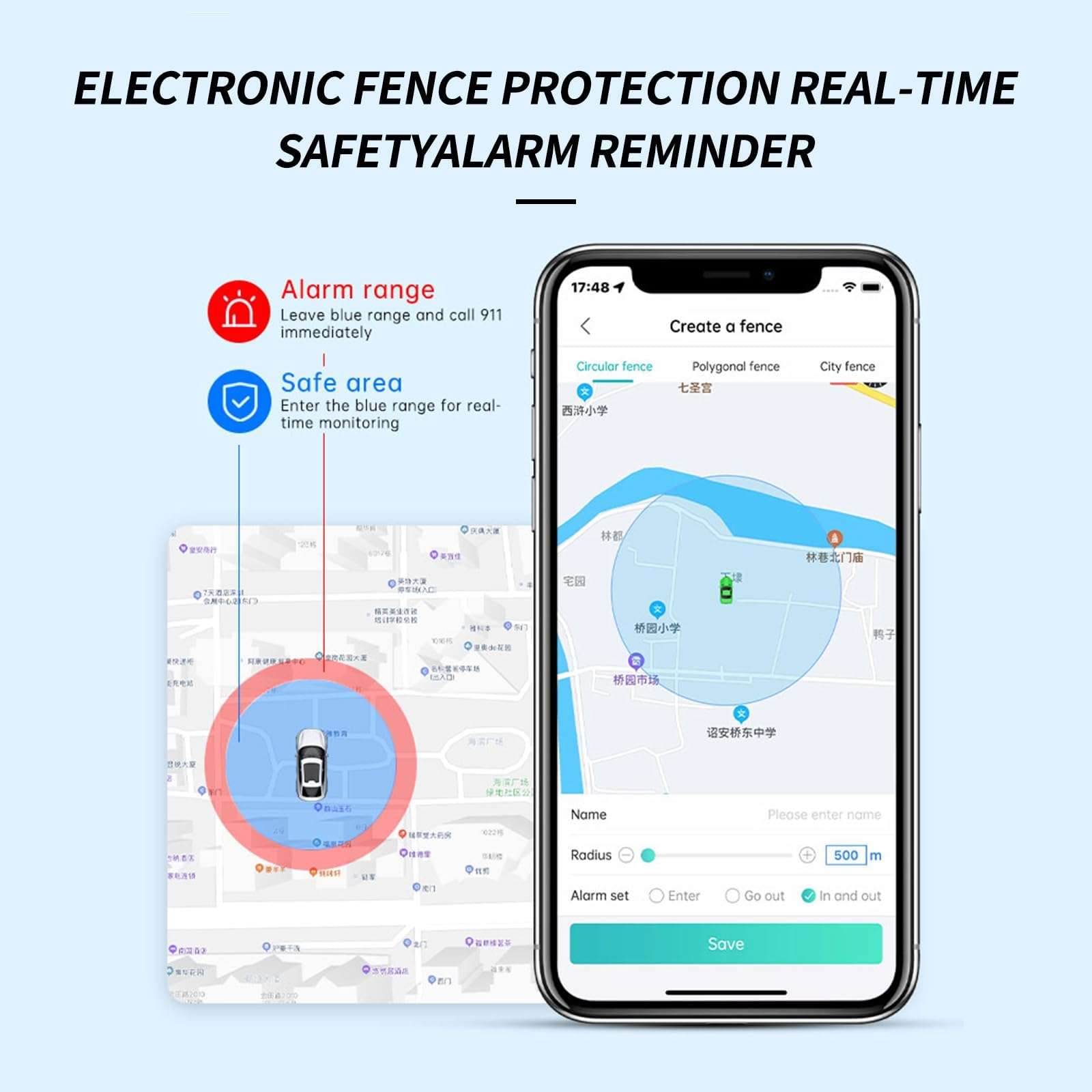 Mini GPS Tracker for Vehicles - Car GPS Tracker Portable Real Time Magnetic GPS Tracking Device,No Subscription Required/No Monthly Fee,Hidden GPS Trackers for Kids,Dogs,Trucks 5