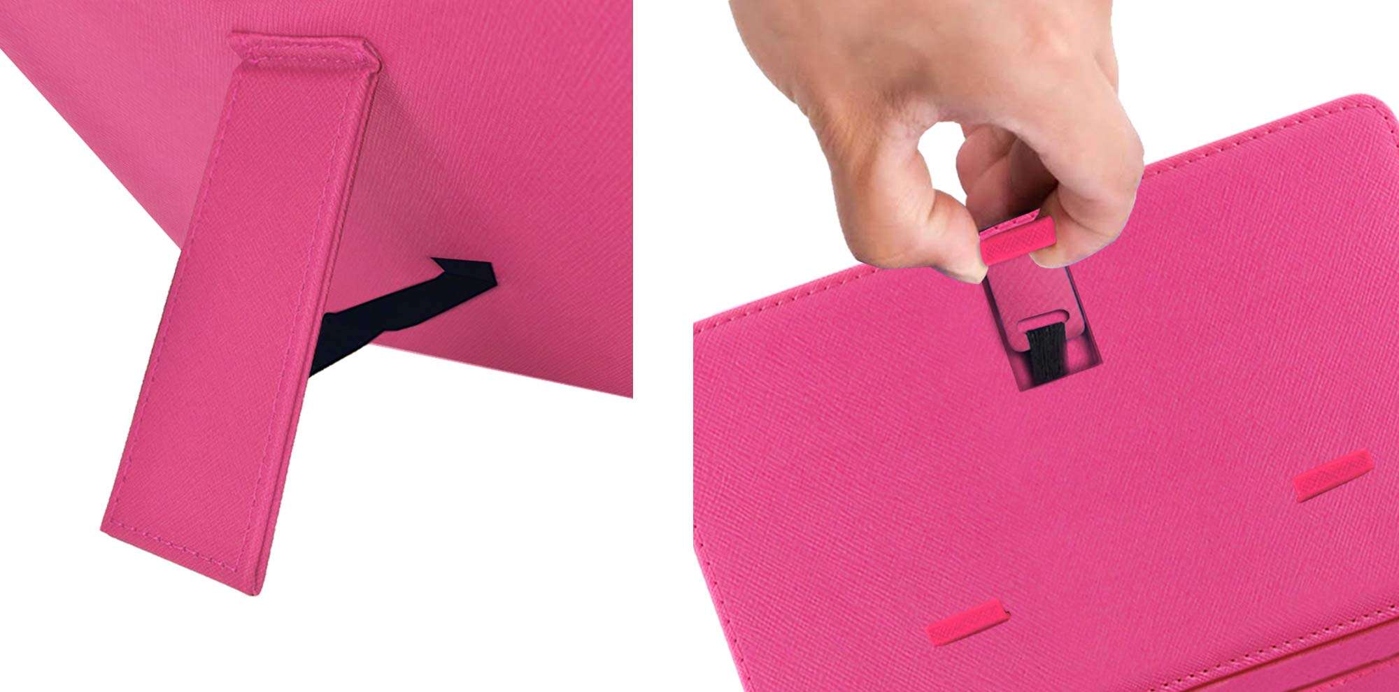 ACM Keyboard Case Compatible with Lenovo P70 Mobile Flip Cover Stand Plug & Play Device for Study & Gaming Pink 4