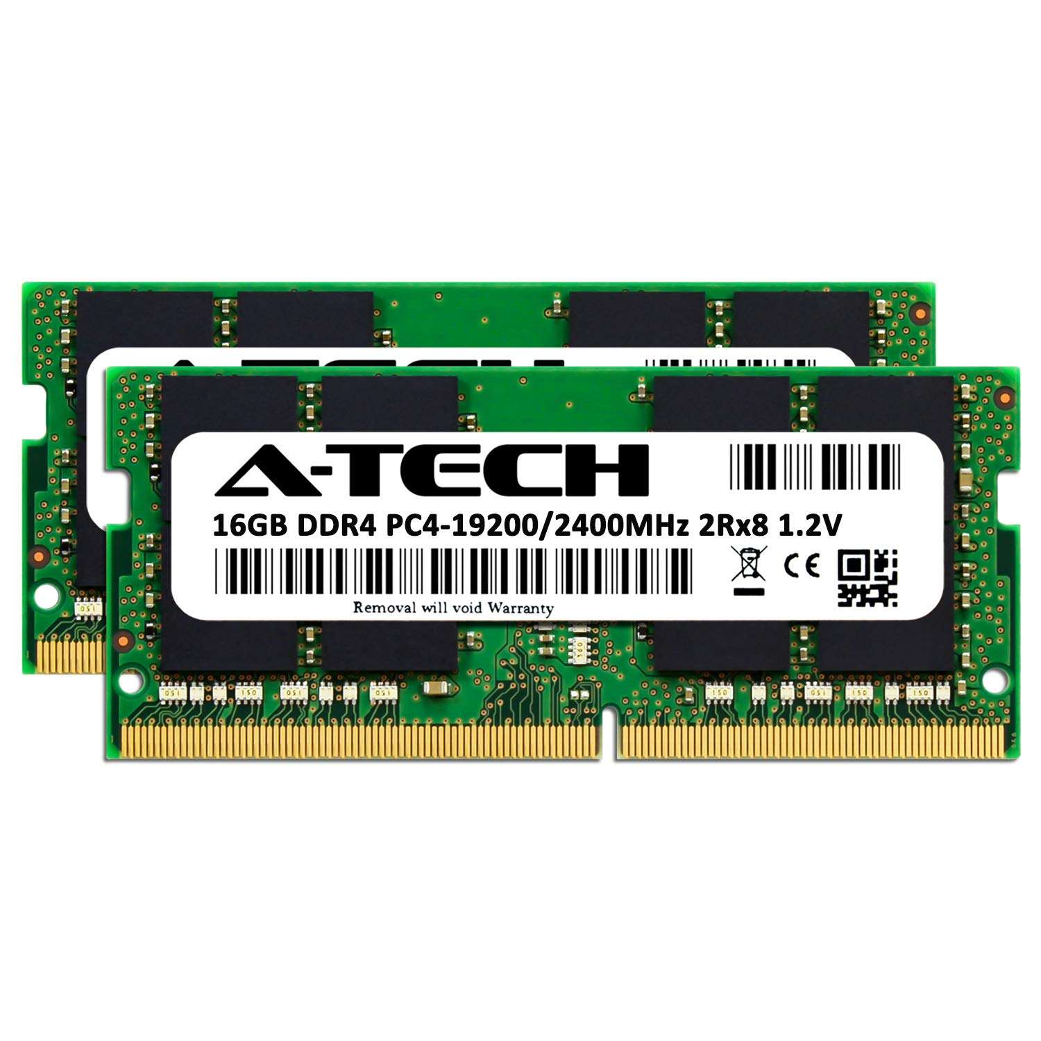 A-Tech 32GB (2 x 16GB) RAM for Intel NUC8i3BEH NUC Kit | DDR4 2400MHz PC4-19200 1.2V SODIMM Memory Upgrade Kit 2