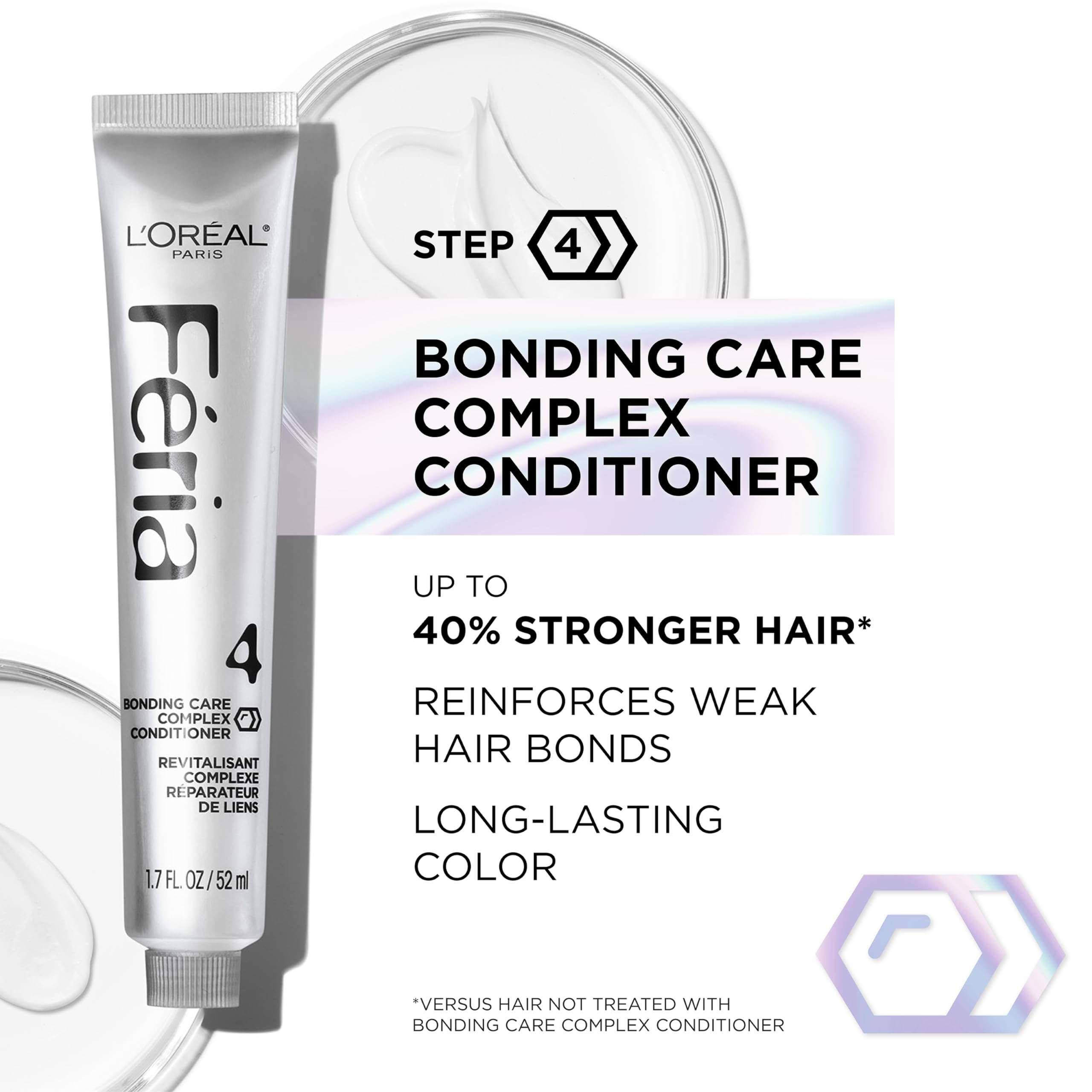 L'Oreal Paris Feria Multi-Faceted Shimmering Permanent Hair Color Hair Dye, V28 Midnight Violet (Deepest Violet) 4