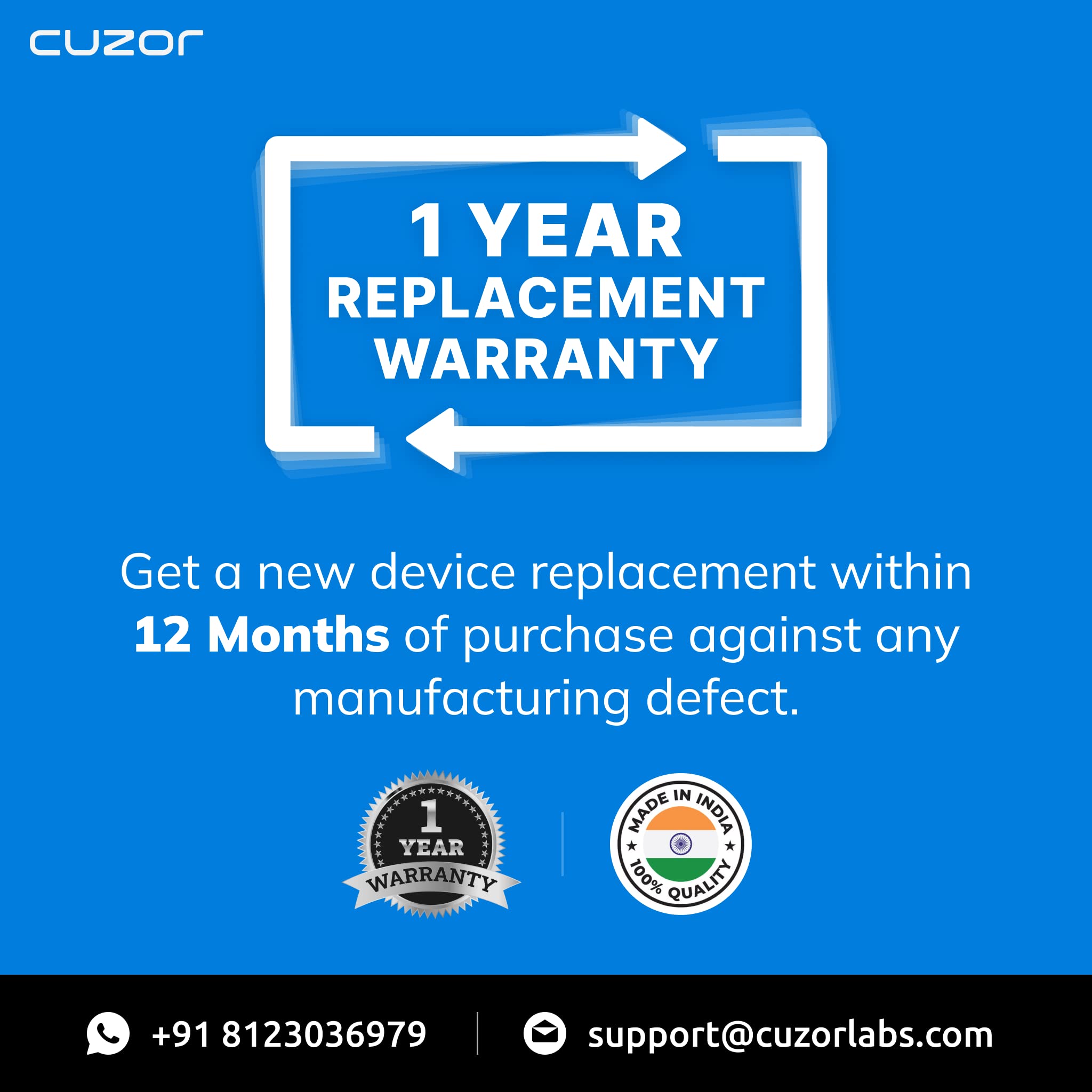 Cuzor 9V up to 1A UPS for Wi-Fi Router | Power Backup for Router Supports 9V 0.6A | Upto 4 Hour Backup | 1 Year Warranty 6