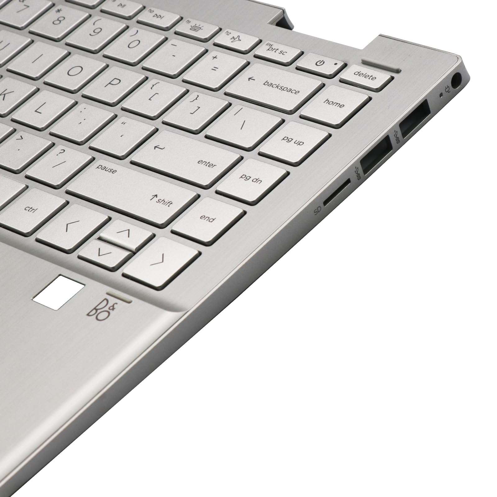 BestParts Palmrest Top Cover Backlit Keyboard Compatible with HP Pavilion X360 14-DY 14T-DY 14M-DY0013DX, Silver, M45219-001 5