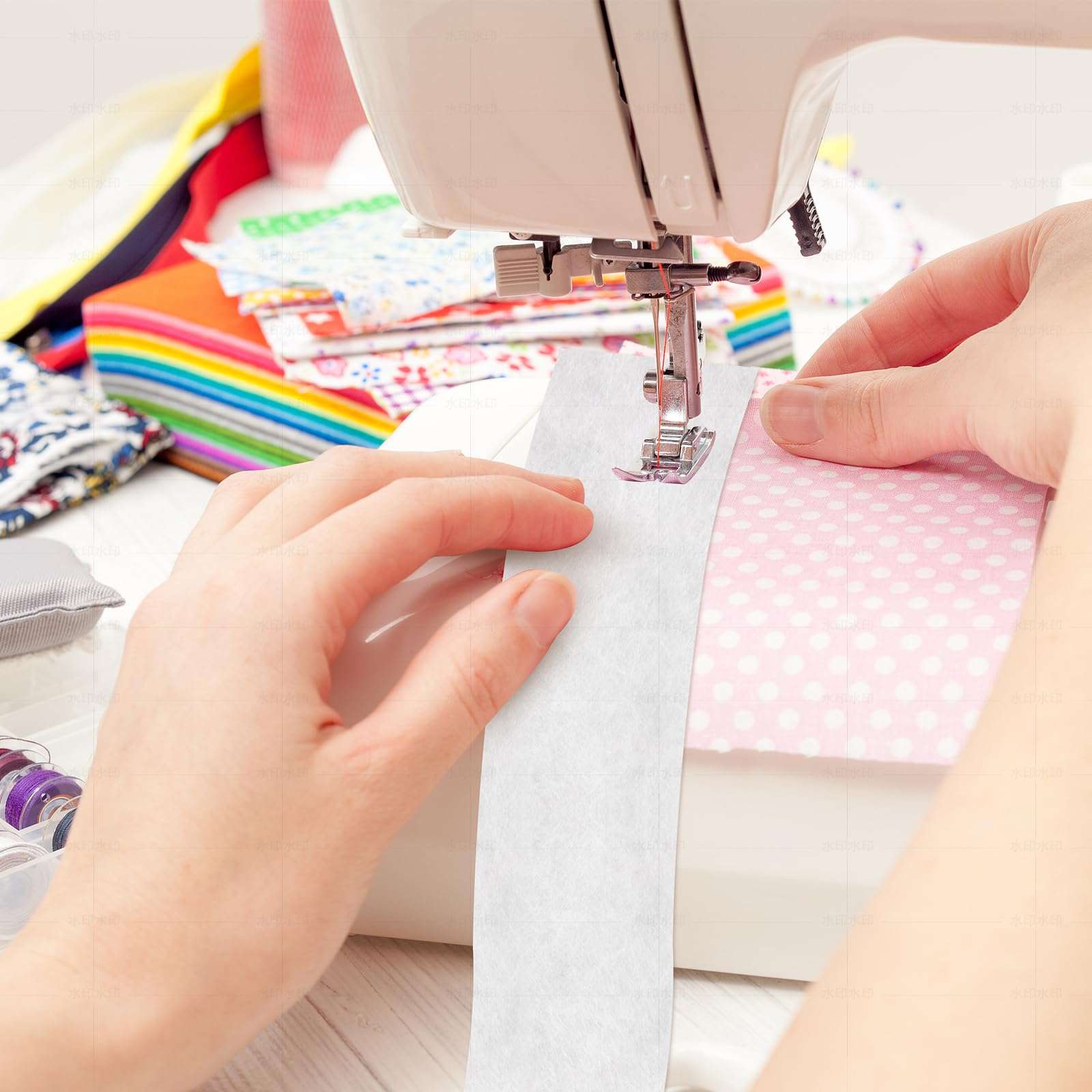 Xtlonbom Scrap Tape for Quilting 2 1/2，Fabric Scraps Diagonal Seam Tape Water Soluble 25 Yardsdiagonal Seam Tape (2 Rolls) 6