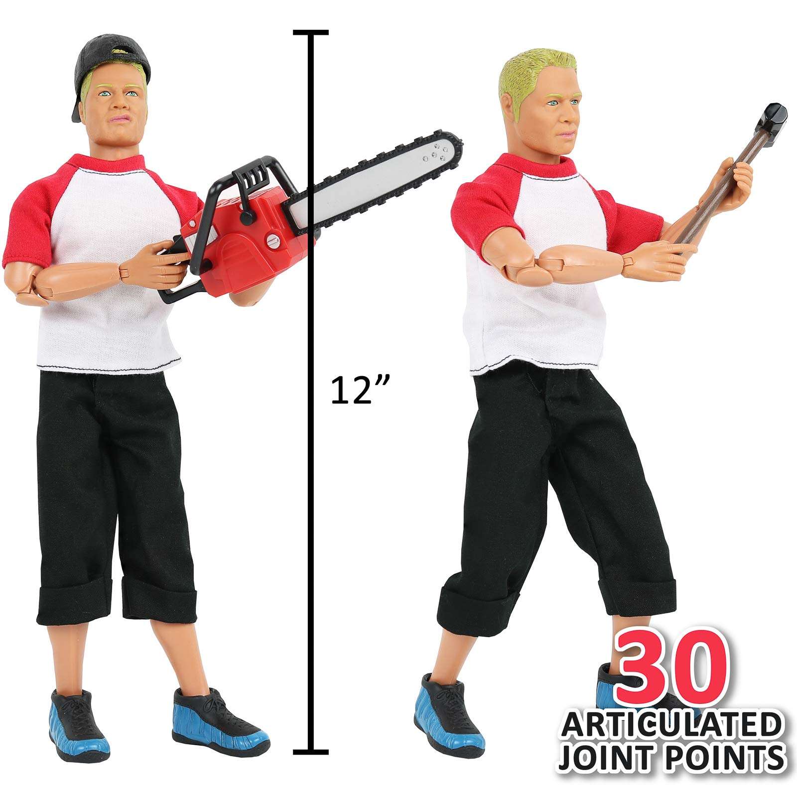 Click N' Play 12 inch Enemy Commando Action Figure with Tools & Accessories 12 pieces Play Set - Click N Play Military 12 Inch Army Action Figures 5