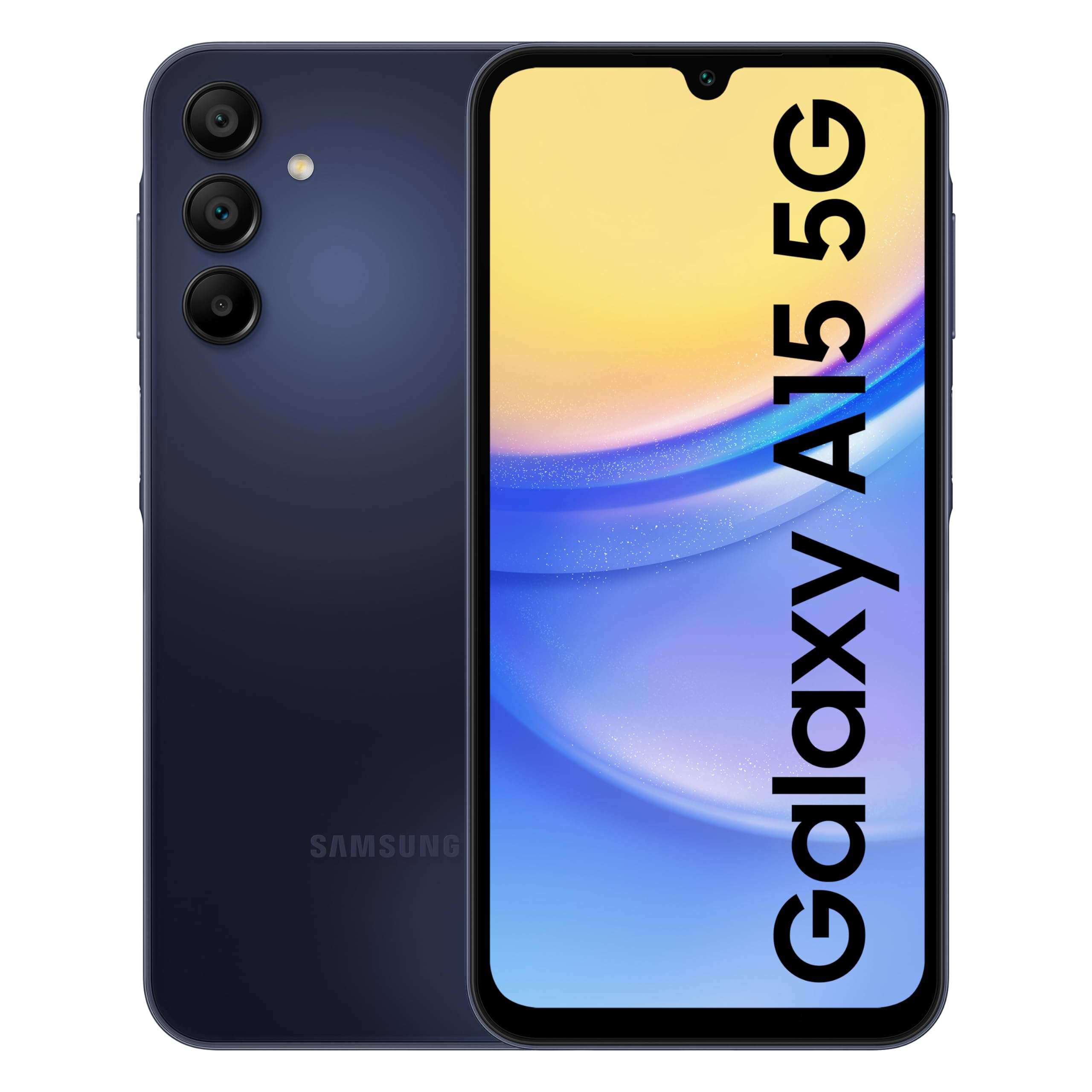Samsung Galaxy A15 5G (Blue Black, 8GB, 128GB Storage) | 50 MP Main Camera | Android 14 with One UI 6.0 | 16GB Expandable RAM | MediaTek Dimensity 6100+ | 5000 mAh Battery 1