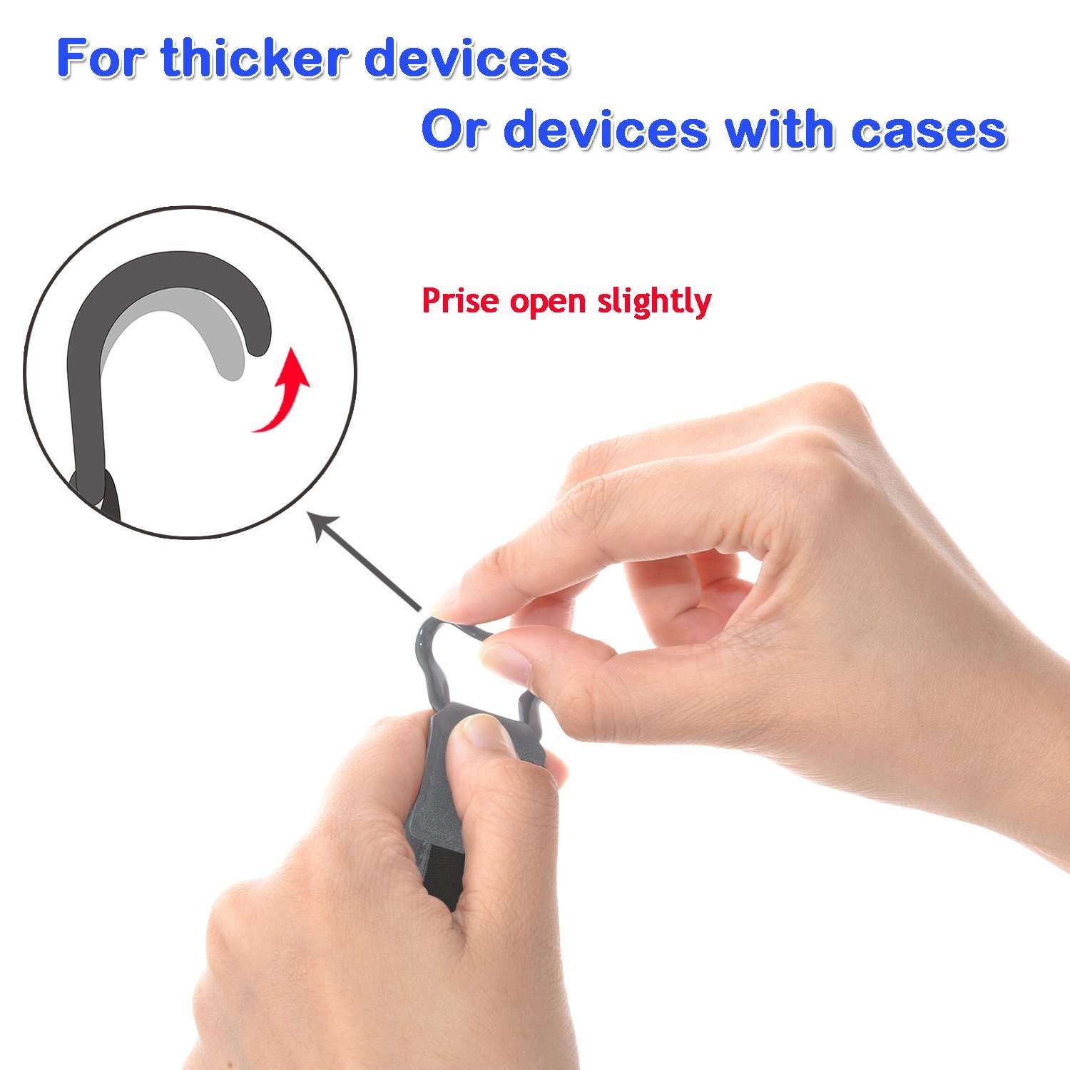 WANPOOL Hand Strap Holder for Kindle/Paperwhite/Voyage/Oasis 6 Inch, Plus Protective Felt Cover Pouch Bag 5