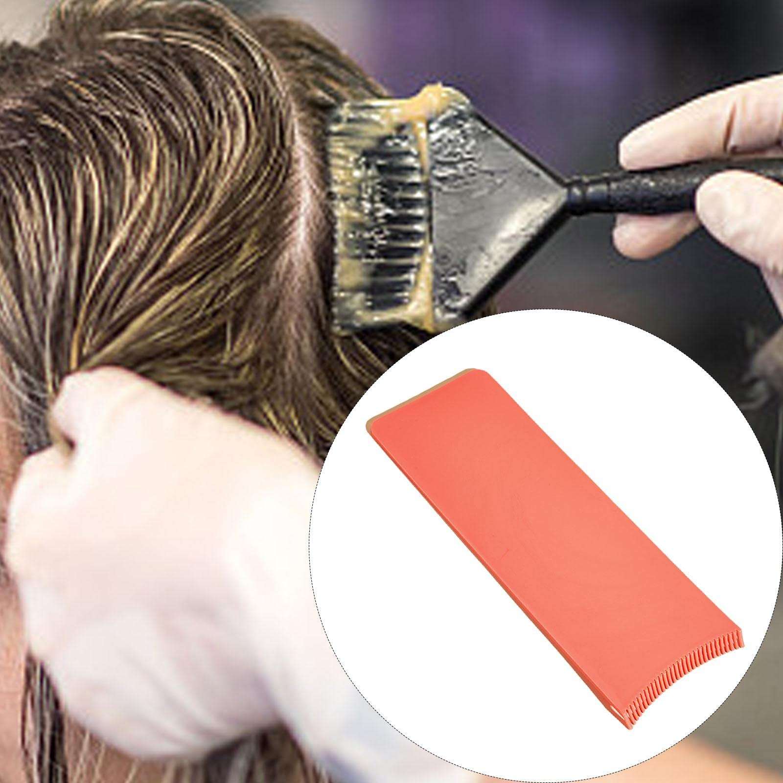 Almencla Portable Hair Coloring Dyeing Board Fashion DIY Balayage Plate Hair Color Board for Hair Coloring Kit Hair Highlights Tool 6