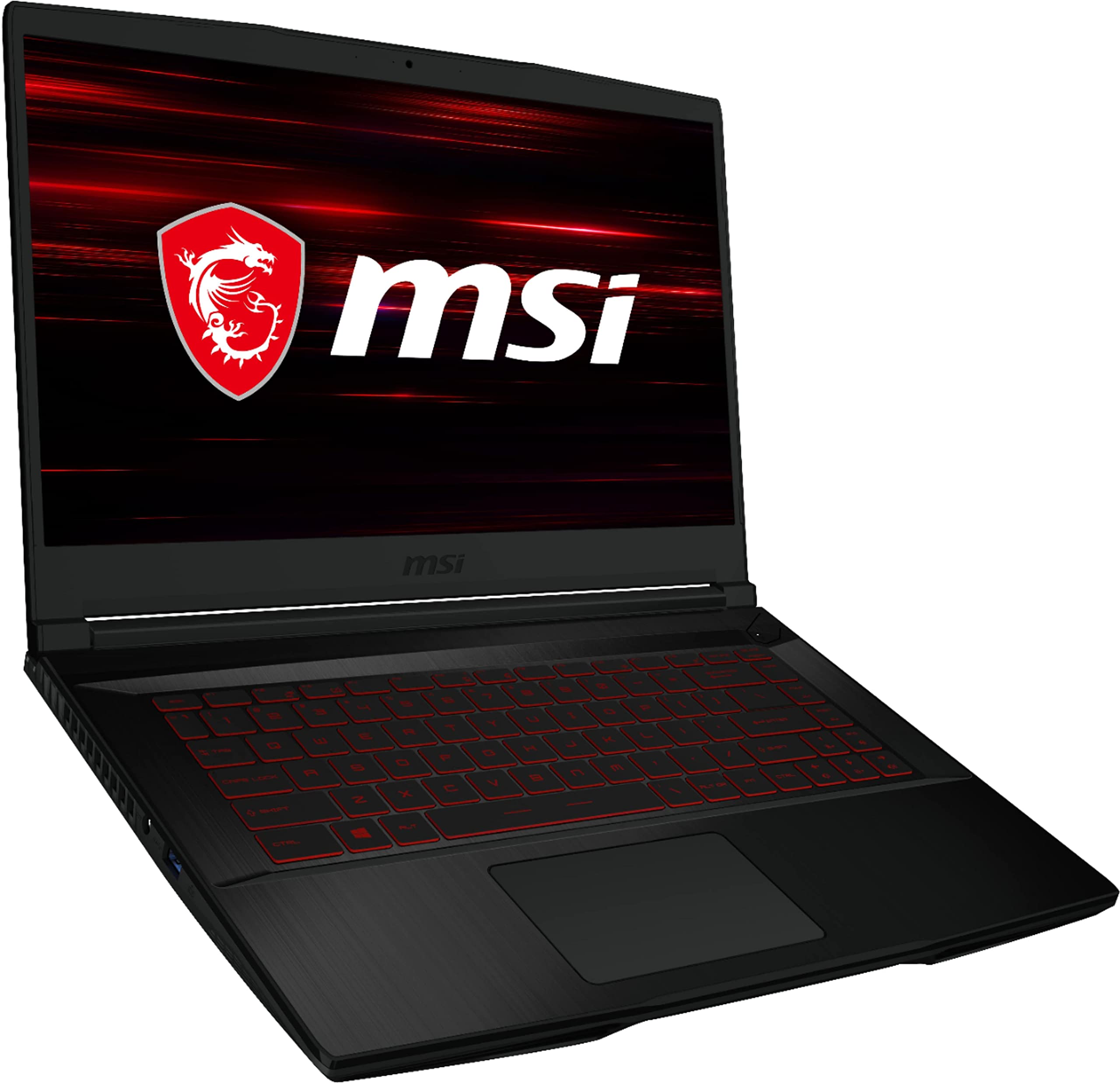 MSI GF63 Thin 10SCXR Gaming & Entertainment Laptop (Intel i5-10300H 4-Core, 16GB RAM, 2TB HDD, GTX 1650 [Max-Q], 15.6" 60Hz Full HD (1920x1080), WiFi, Bluetooth, Win 11 Home) with Hub 3