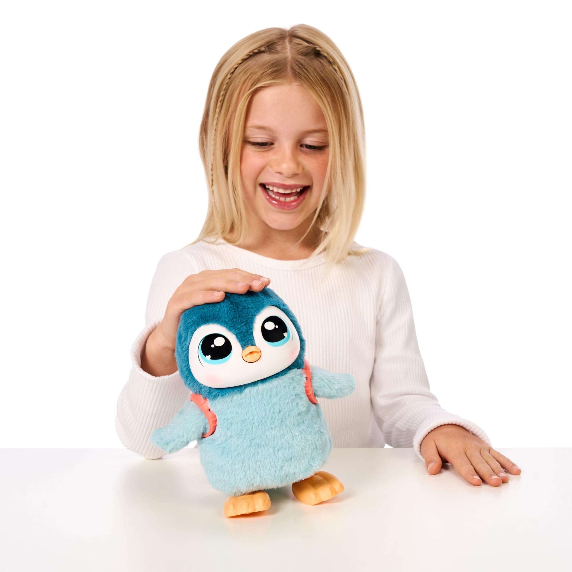 Little Live Pets Walking Penguin My Pet Waddles, Interactive Plush Penguin with 25+ Sounds and Detachable Leash, Toy Penguins for Kids of Ages 5+ 4