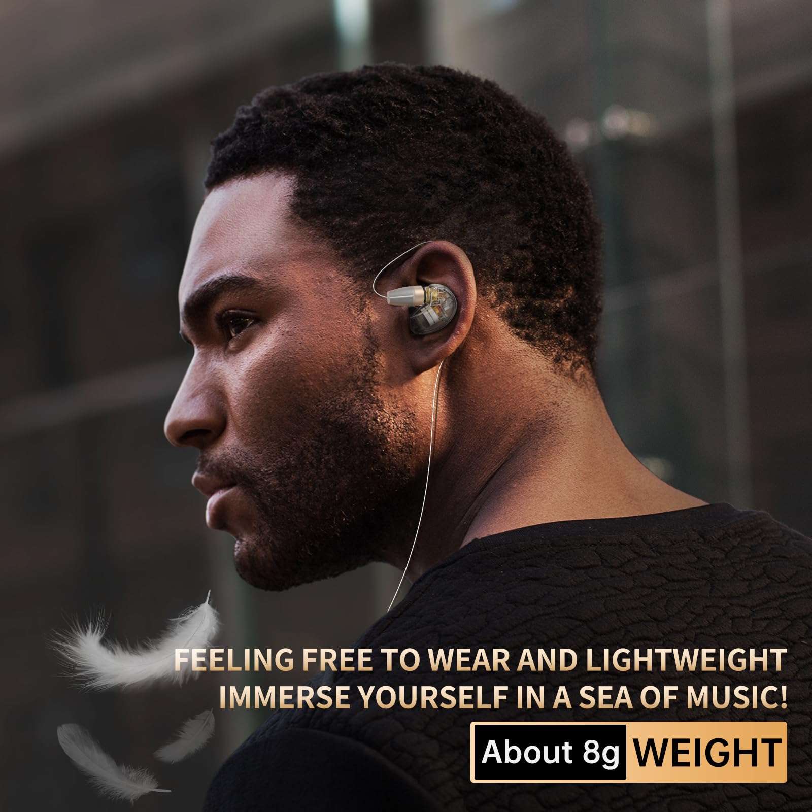 okcsc 4.4mm Pentaconn Cable for Etymotic ER4SR ER4XR ER3XR ER3SE ER2XR ER2SE LN008099, High-Purity Copper Wire, Audiophile-Grade Sound, Comfortable Wear, 4.4MM 3.94FT 6