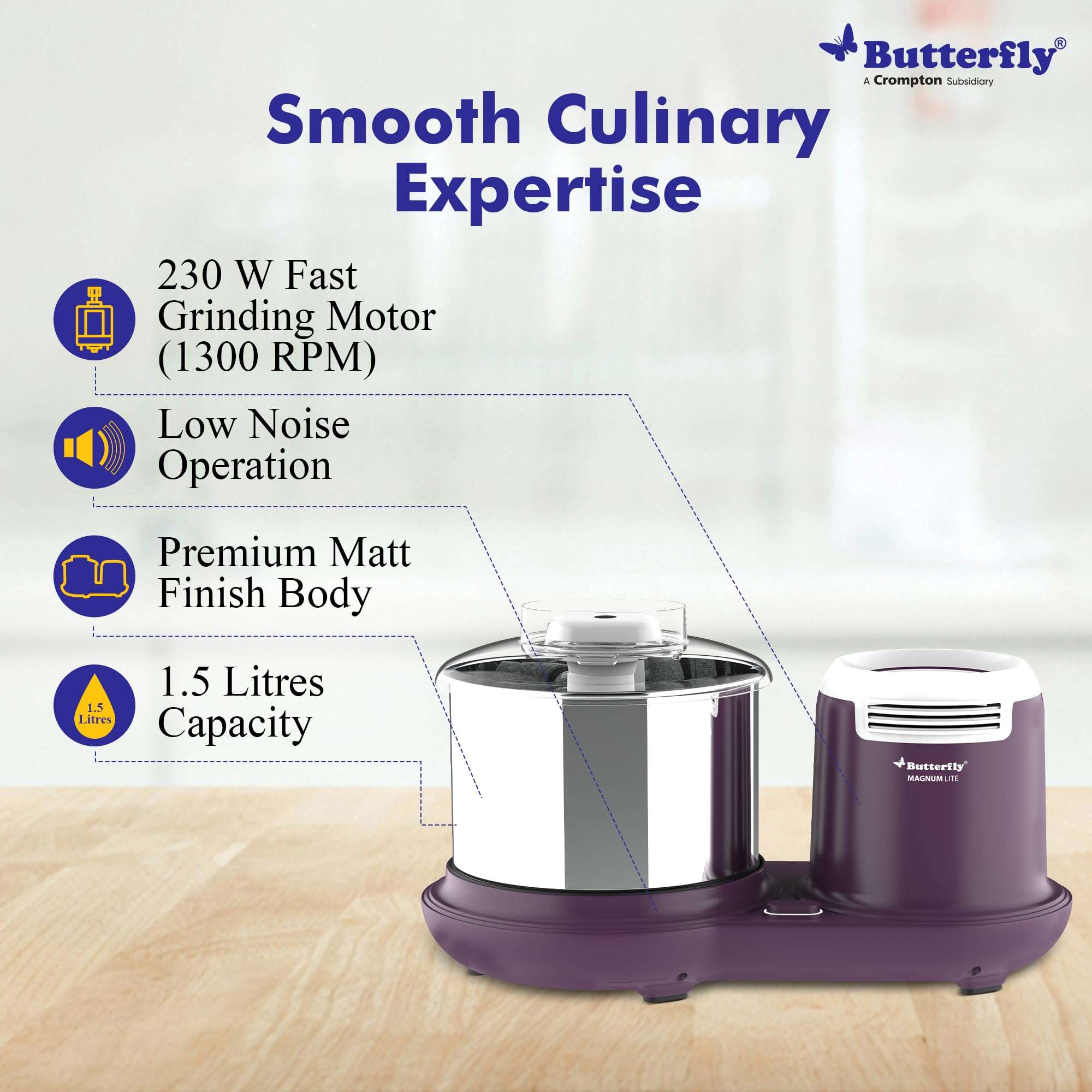 Butterfly Magnum Lite 110V TTWG - 1.5 LTR 6