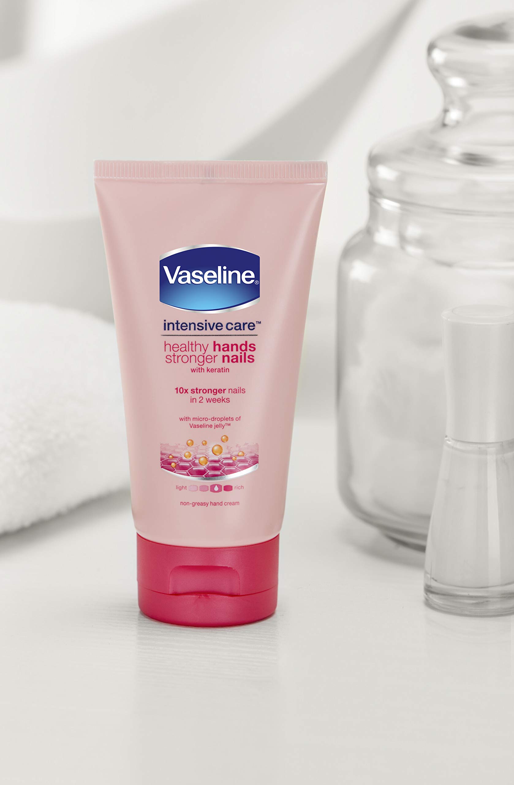 Vaseline Healthy Hands and Stronger Nails Hand Cream 75 ml - Pack of 3 4