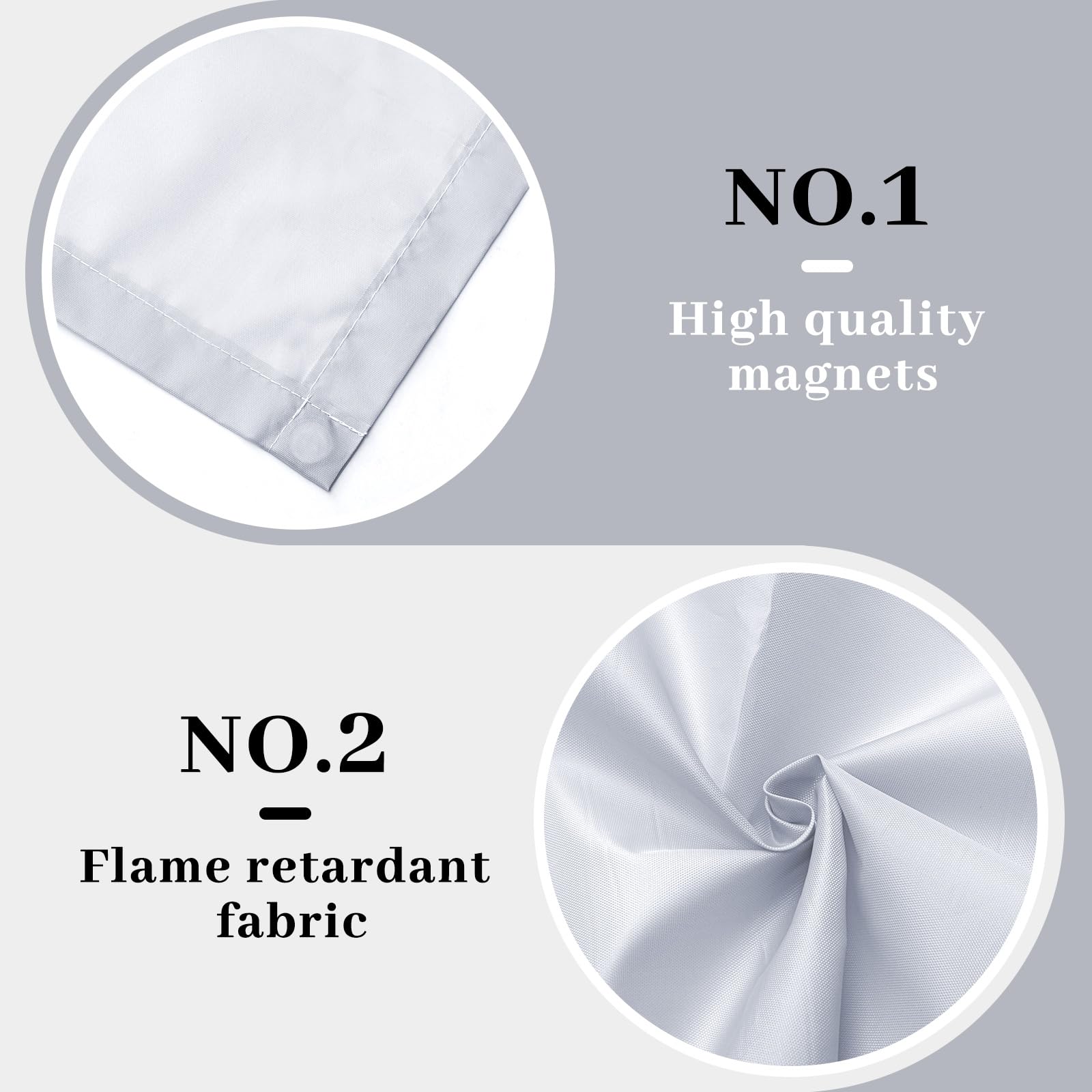 VIHOSE 4 Pcs 2 x 2 Feet Fluorescent Light Covers for Ceiling Lights Classroom Magnetic Light Filters for Reducing Harsh Glare Flicker for Office Classroom Home Drop Ceiling(Solid Style) 5