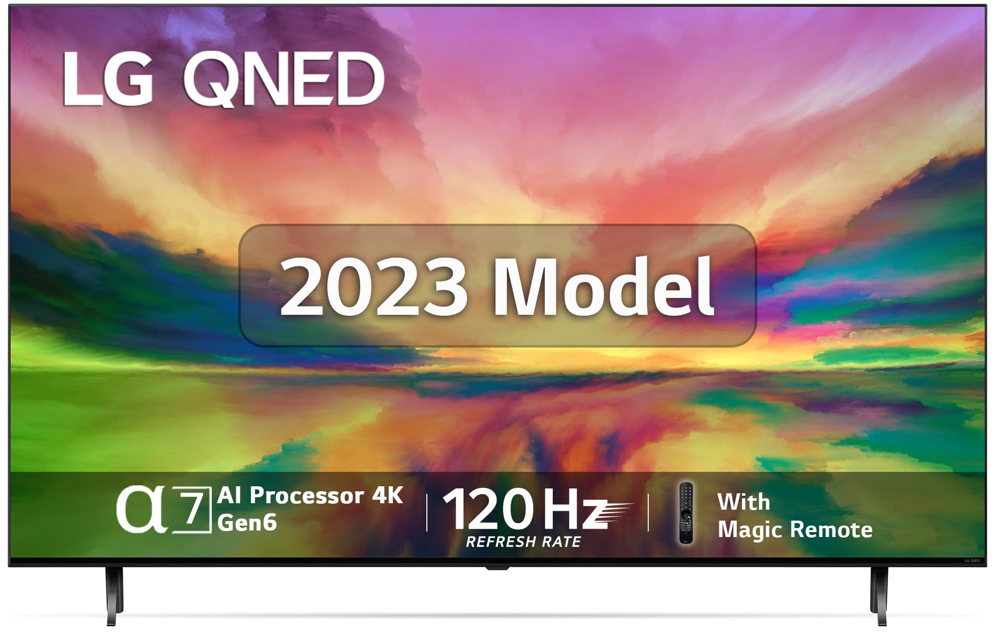 LG 164 cm (65 inches) 4K Ultra HD Smart QNED TV 65QNED80SRA (Ashed Blue) 1