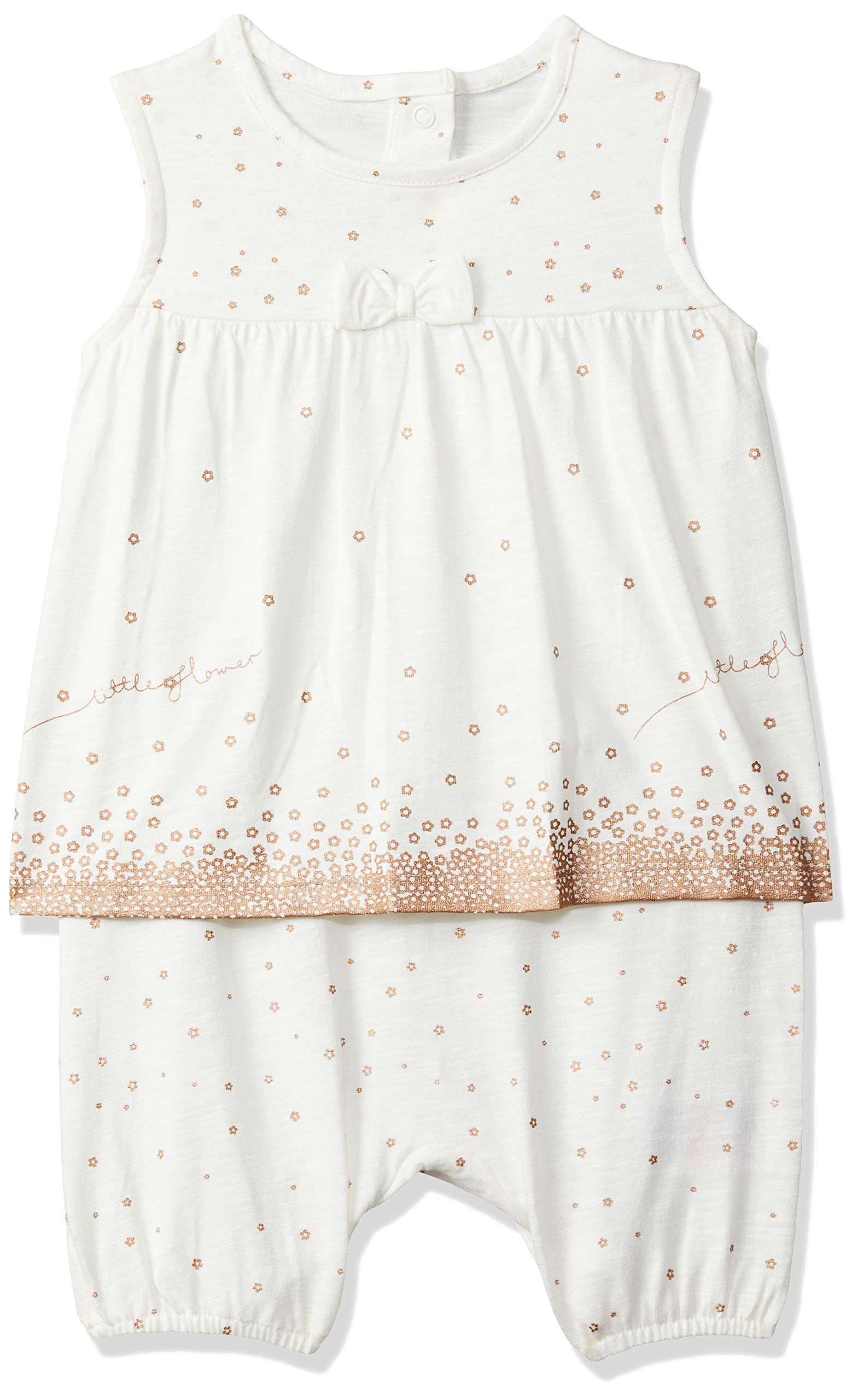 Mothercare Baby Girls Rompers (Pack of 1), Off-White, 12-18M 1