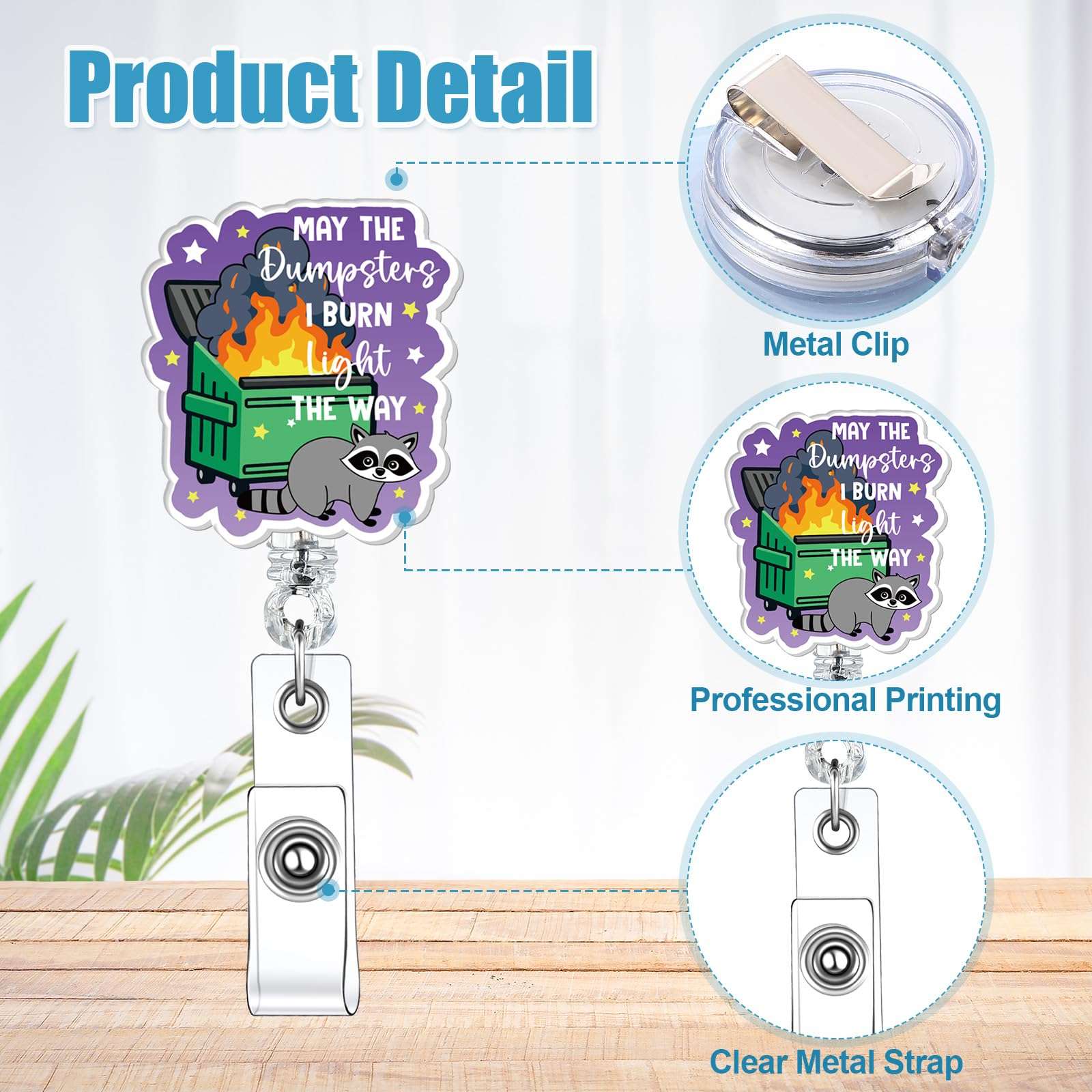 Suncalla 48 Pcs Funny Positive Badge Reels Bulk Cute Retractable ID Holder Clip Name Tag Badge Reels Funny Nursing Gifts for Medical Staff Nurses Doctors Employees Fun Message Accessories 4