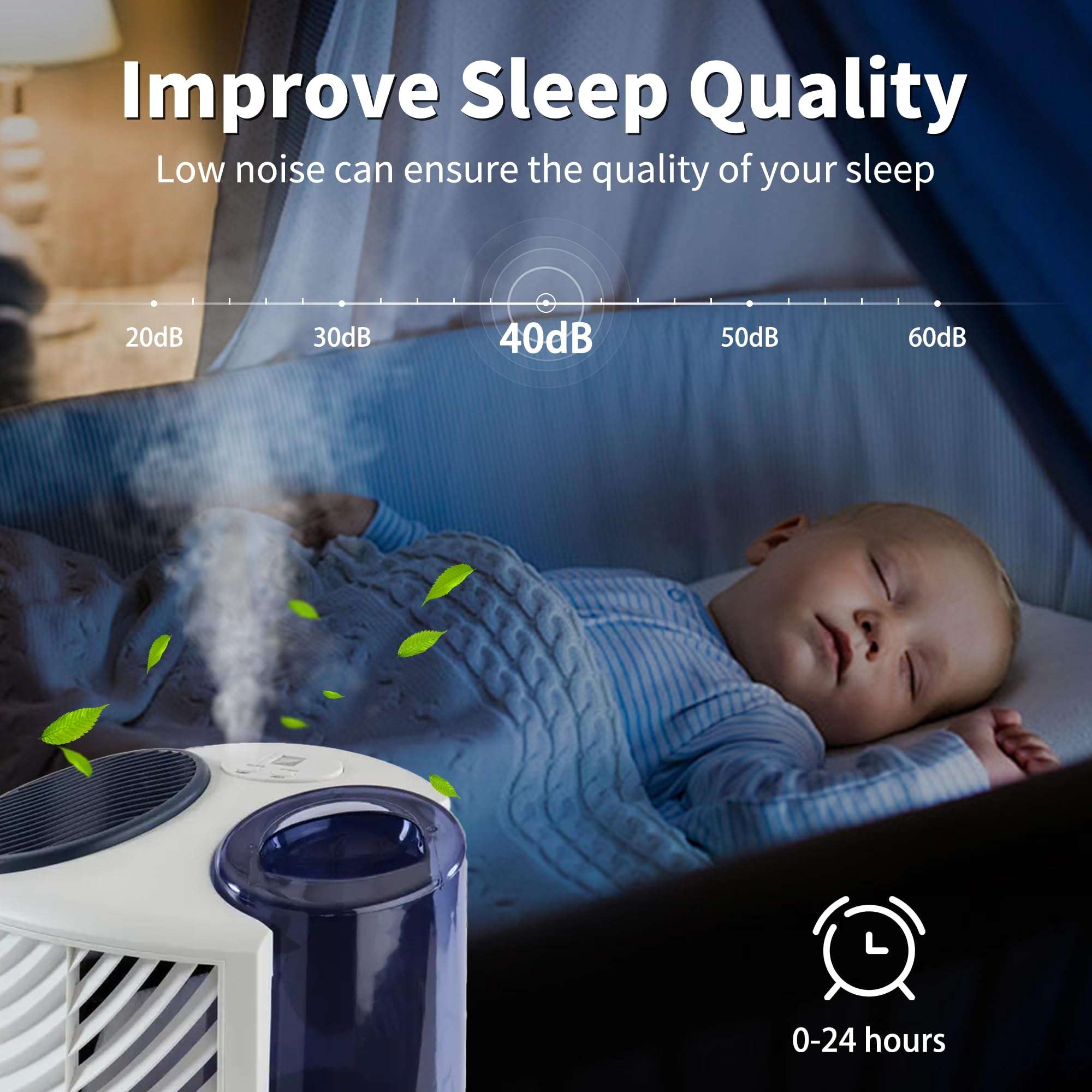 ROMON 1040 Super Humidifier Wick Filter Replacement for Essick Air AIRCARE B40 7D6 100 CM330ABLK CM330AWHT CM330DBLK CM330DWHT E35000 E27000, 2 Pack 4