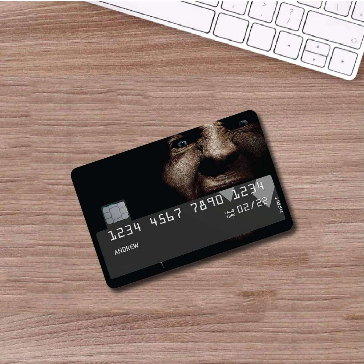 DOTME® Printed Super Horror Design Skin Card Stickers for Debit Cards/Credit Cards/ATM Front Side Sticker 2