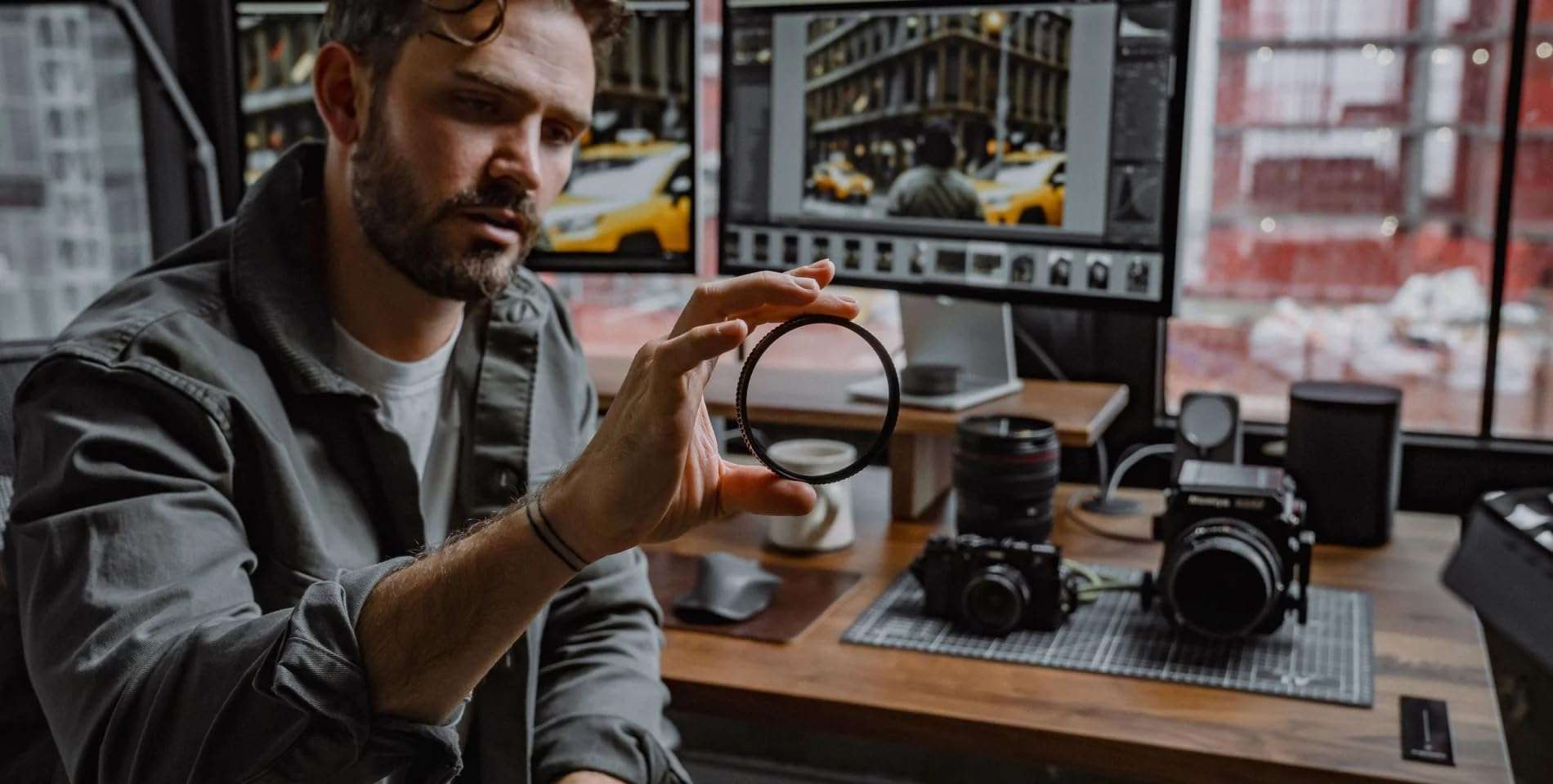 PolarPro - Shortstache Filter - 1/2 Strength Black Mist + Polarizer Filter - 49mm 3