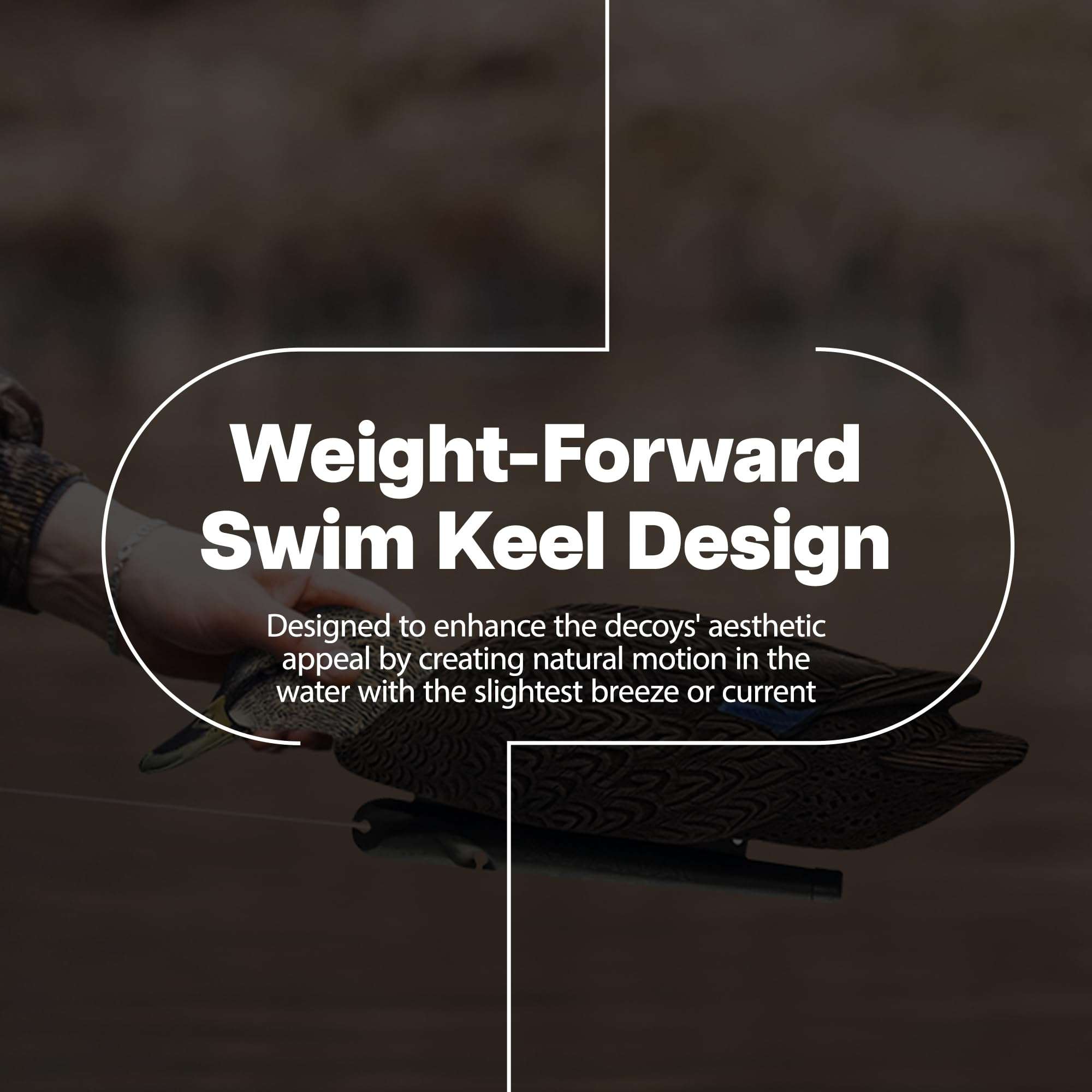 Avian X Topflight Black Realistic Duck Decoy Sets with Flocked Bodies, 6 Unique Postures, Weight Forward Swim Keel, & Durable No Flake Finish 2