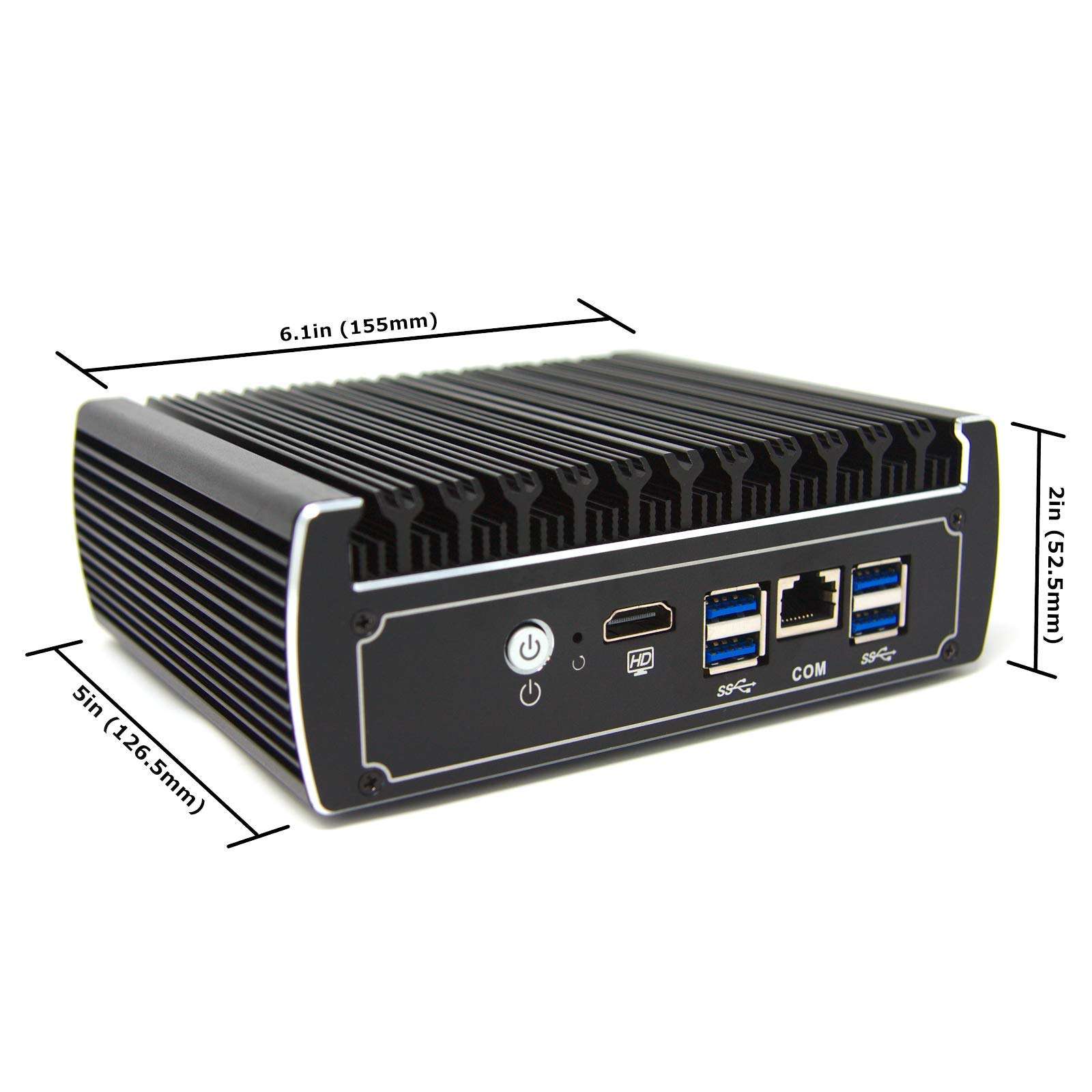 Protectli Vault FW6A - 6 Port, Firewall Micro Appliance/Mini PC - Intel Dual Core, AES-NI, Barebone 4