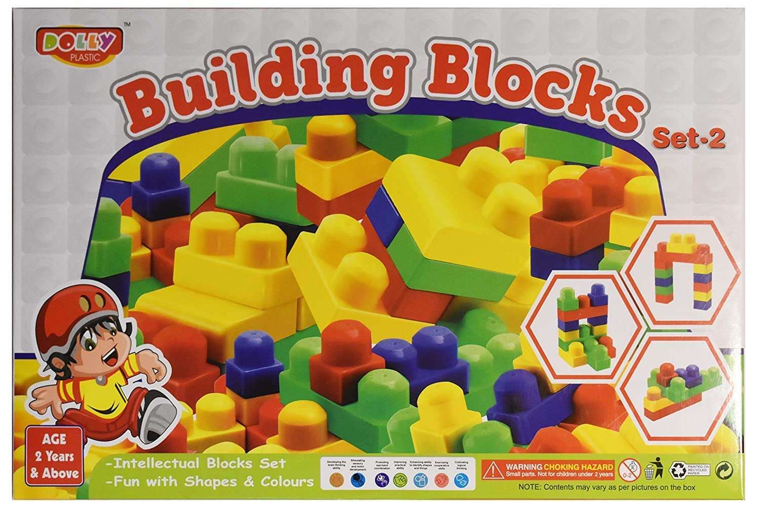 MKY® Big Size Colorful Building Blocks Set-2(Dolly) ;Non Toxic ; Educational Game ; Improves Intellectual Capabilities (Multicolor) ; 2 Years and Above 1