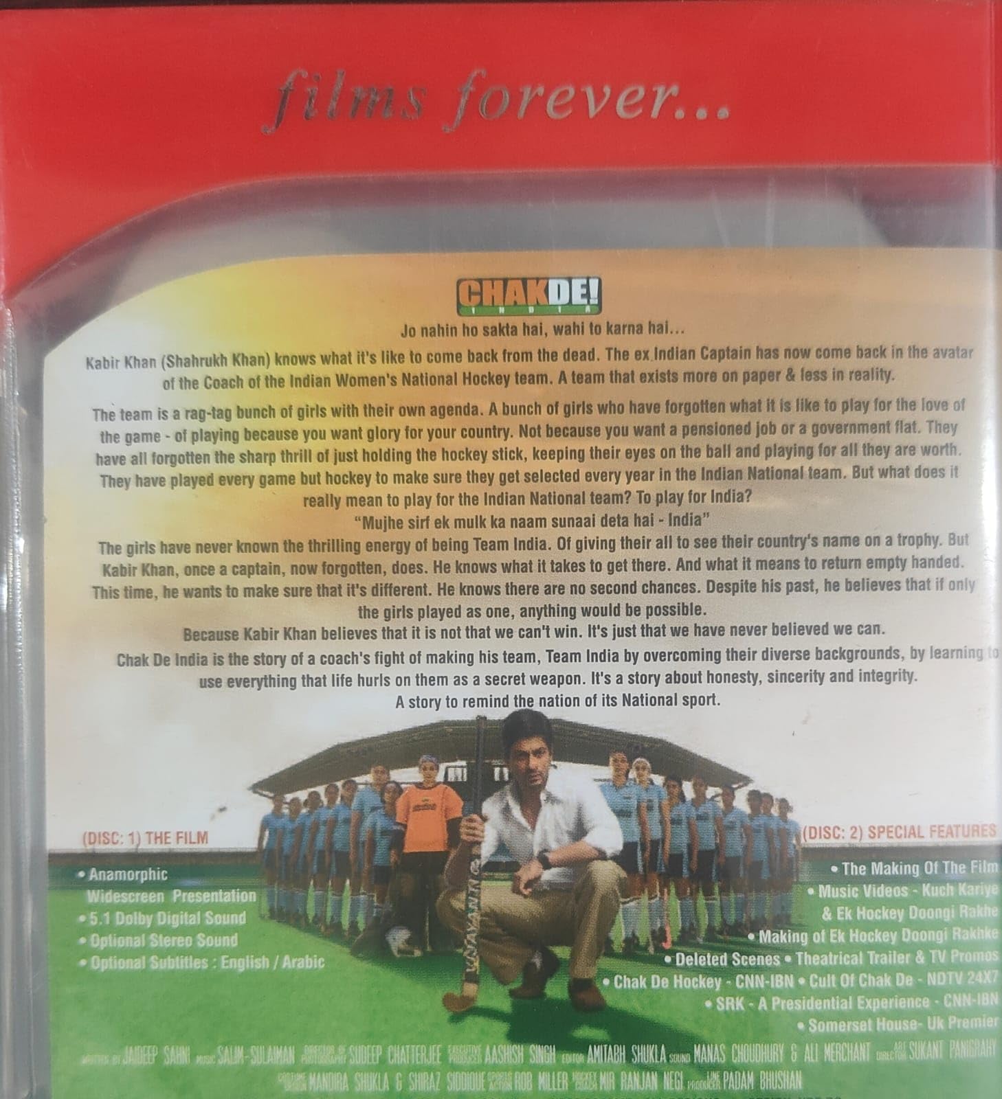 DKD Chak de India Movie DVD (2 DVD's) 3