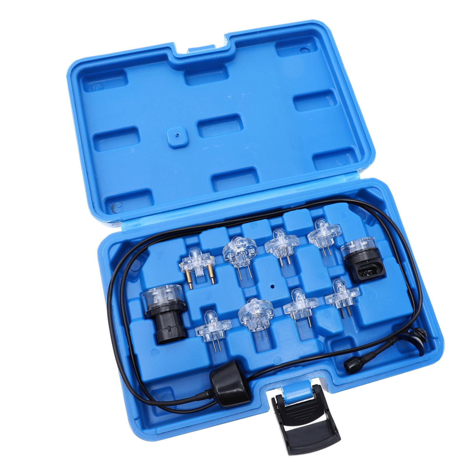 VOSAREA 11-Piece Car Repair Tool Set Circuit Tester Injector Pulse Tester Kit Long-Lasting for Mechanics