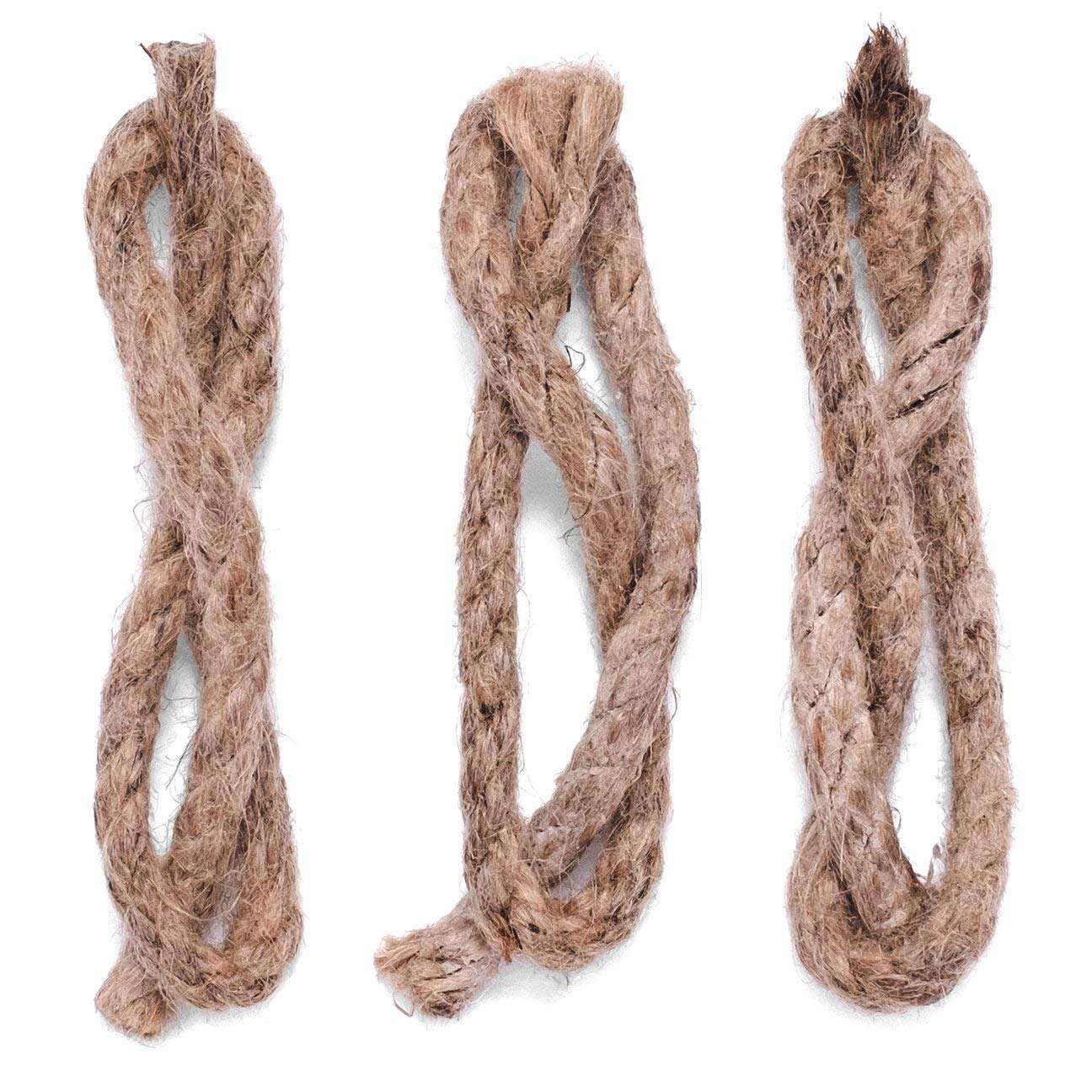 überleben Tindår Tinder Wick, Fire Starter Rope Refill (3-Pack) - Waterproof, 60 Min Burn Time Fire Tinder - Paraffin Wax Rope Hemp Wick - Emergency Fire Starter, Bushcraft Survival Kit 1