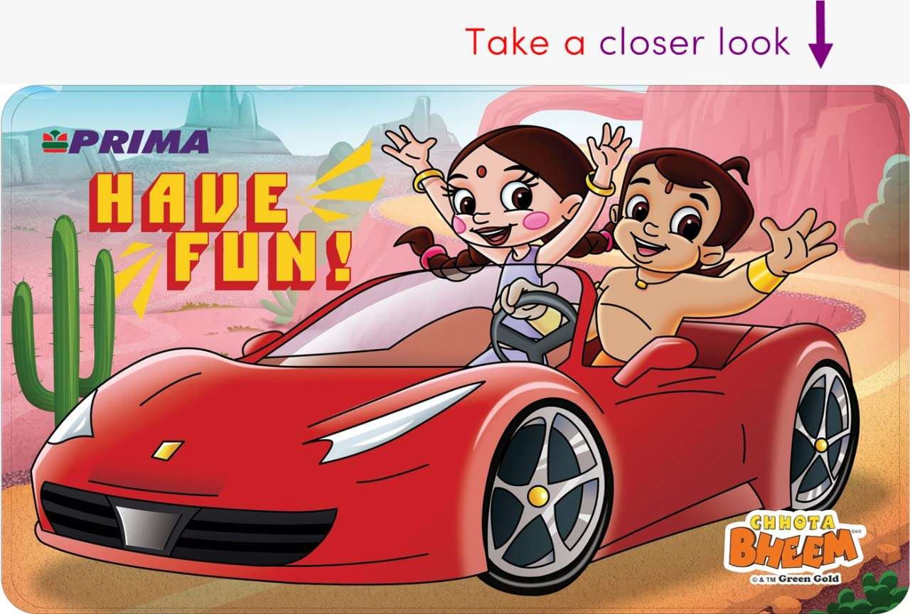 Prima Chhota Bheem - Kids Study Table Comfortable & Multifunctional | Strong & Sturdy | Fun & Colourful 3