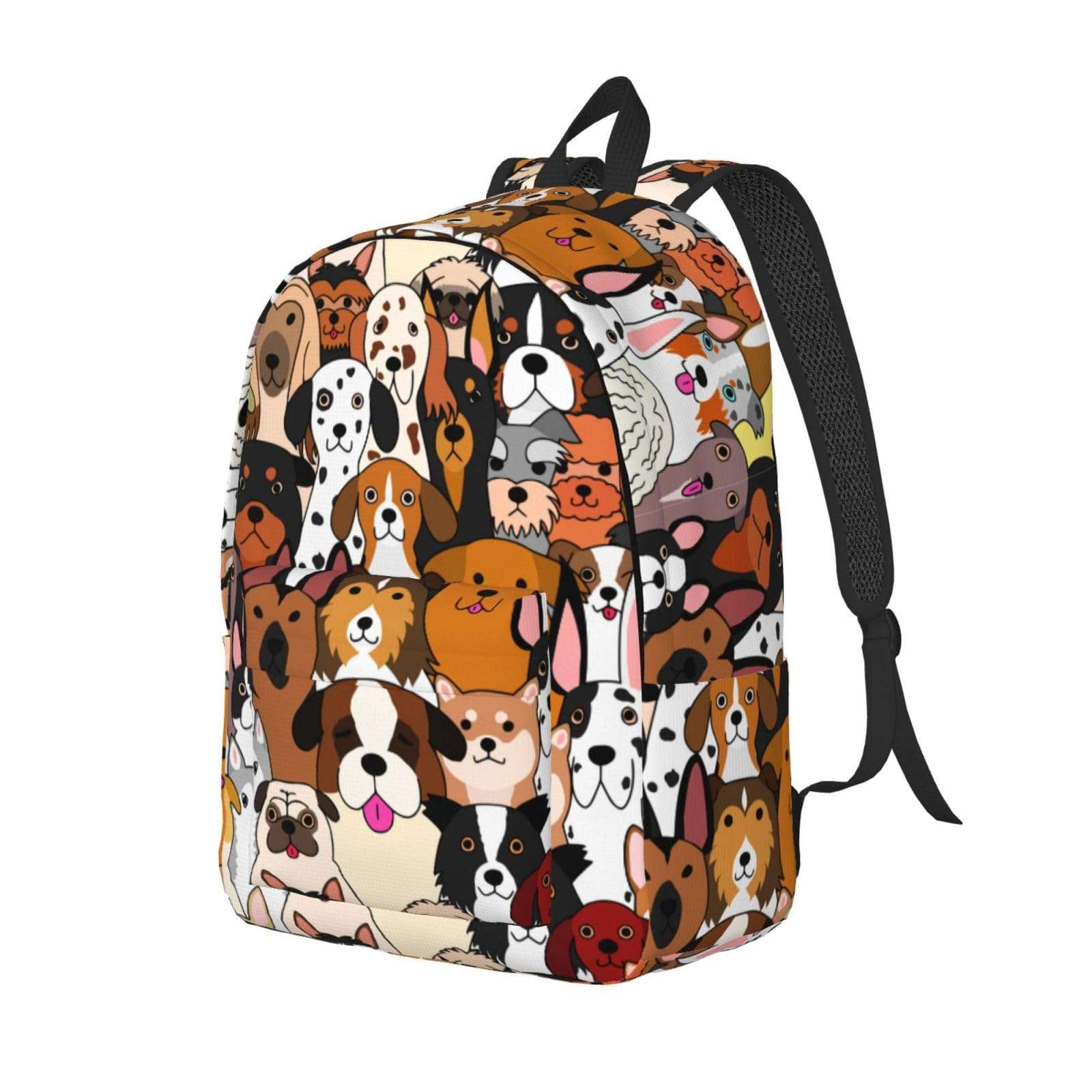 Duduho Cute Dogs Print Backpack 17.7 Inch Laptop Backpack Travel Hiking Daypack Multipurpose Bookbag For Men Women 3