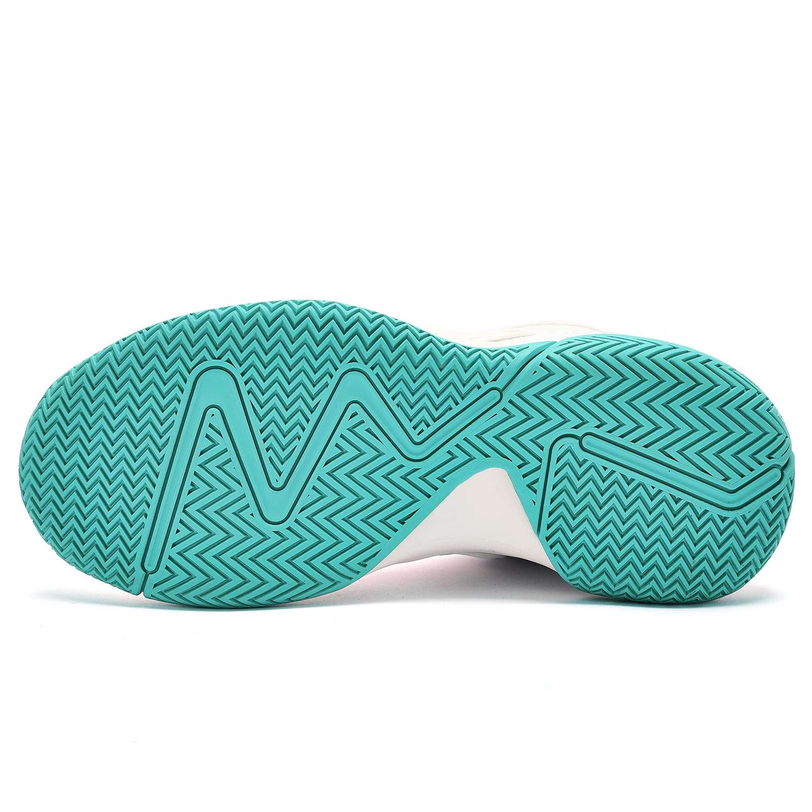 Slow Man High Top Men's Basketball Shoes Breathable Non-Slip Outdoor Running Shoes Cushioned Fitness Shoes Gym White-Green 6