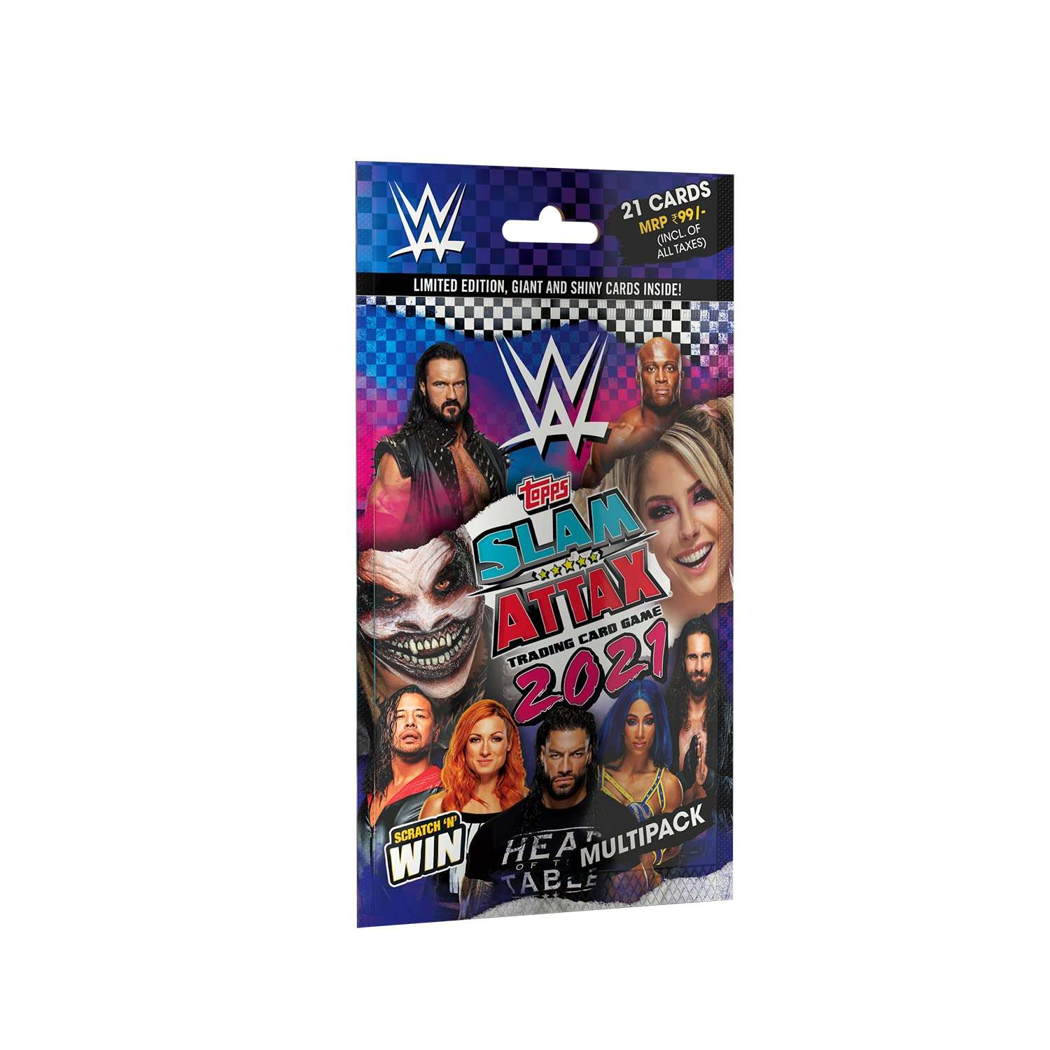 Topps WWE Slam Attax 2021 Edition (Multi Pack) I WWE Cards | WWE Slam Cards| Slam Attax | Slam Attax Cards | Slam Attax, Multicolor for Kid 3