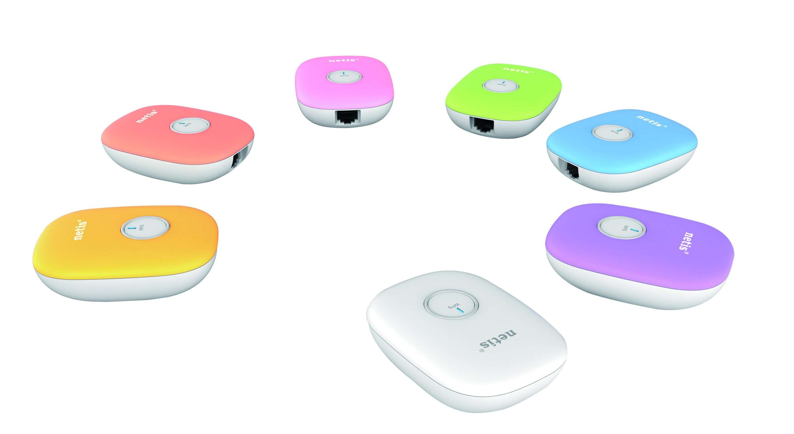 Netis E1+ 300Mbps Wireless N Range Extender, Travel Router, Wi-Fi Repeater, Signal Booster, 360 Degree Coverage (E1+ Pink) 2