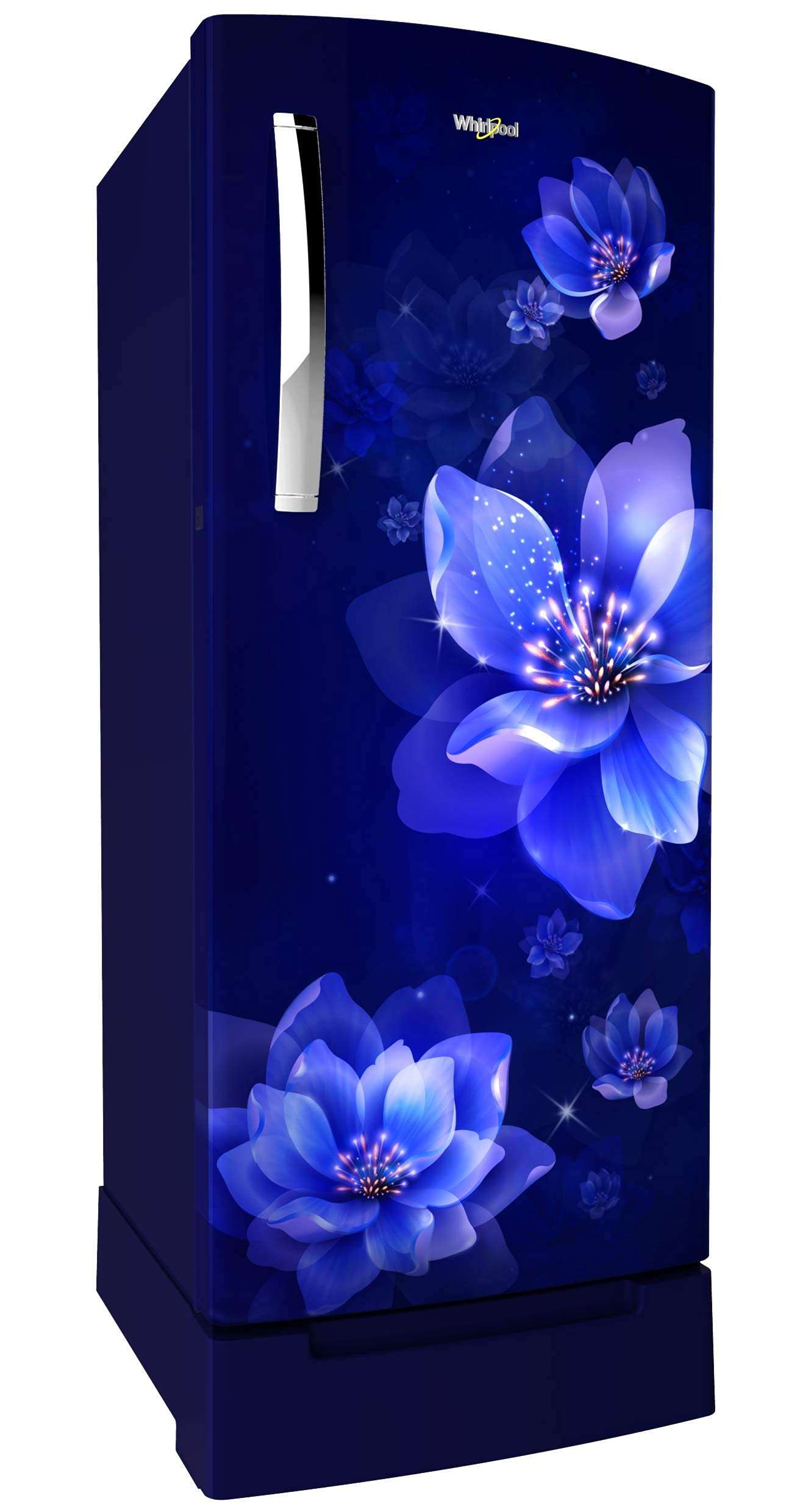 Whirlpool 200 L 3 Star Direct-Cool Single Door Refrigerator (215 IMPC ROY 3S SAPPHIRE FLOWER RAIN, Blue) 5